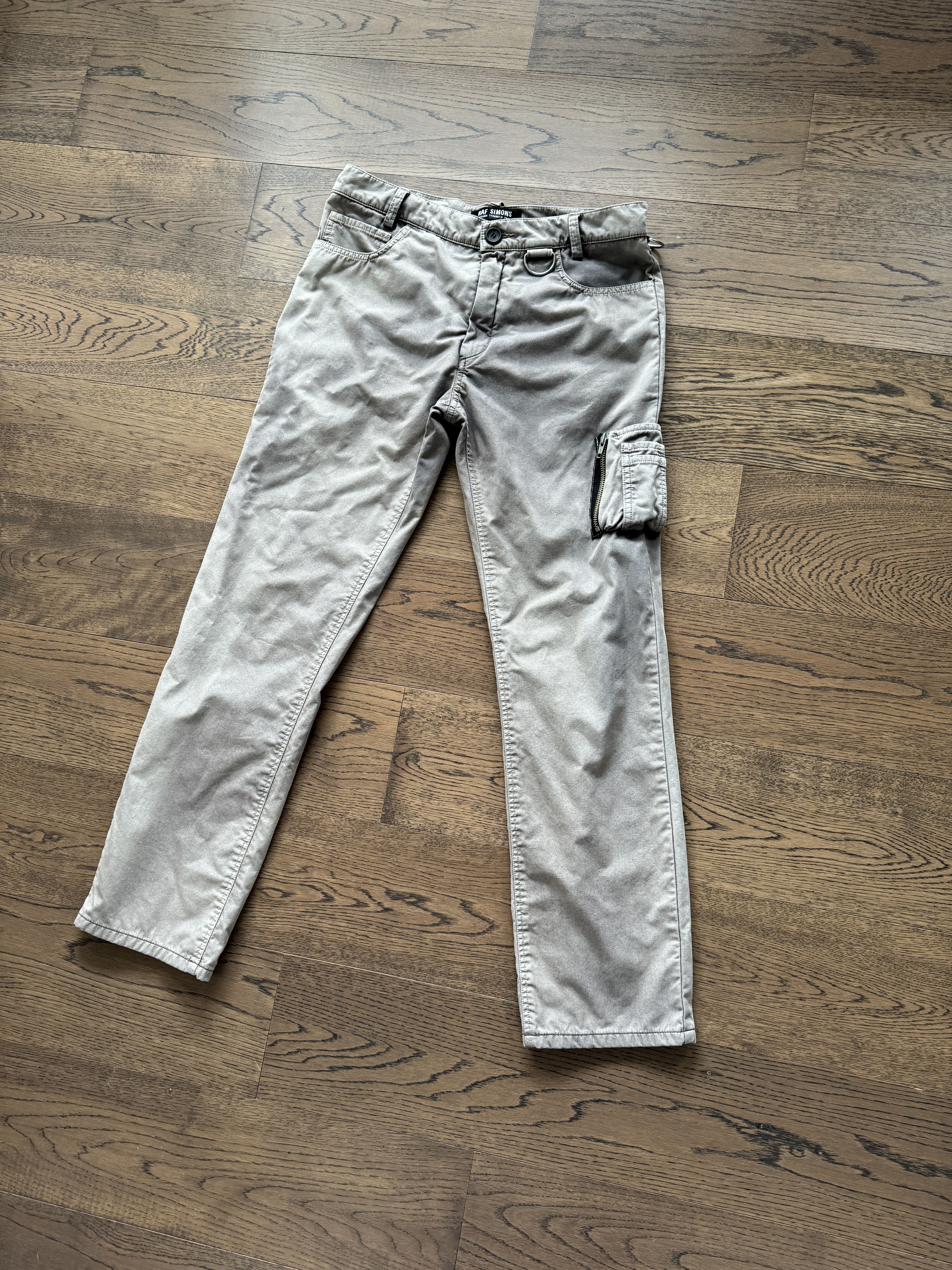 Raf Simons Raf Simons 2002 Spring Summer Pigment Dyed Combat Pants Rare Size US 31 - 21 Thumbnail