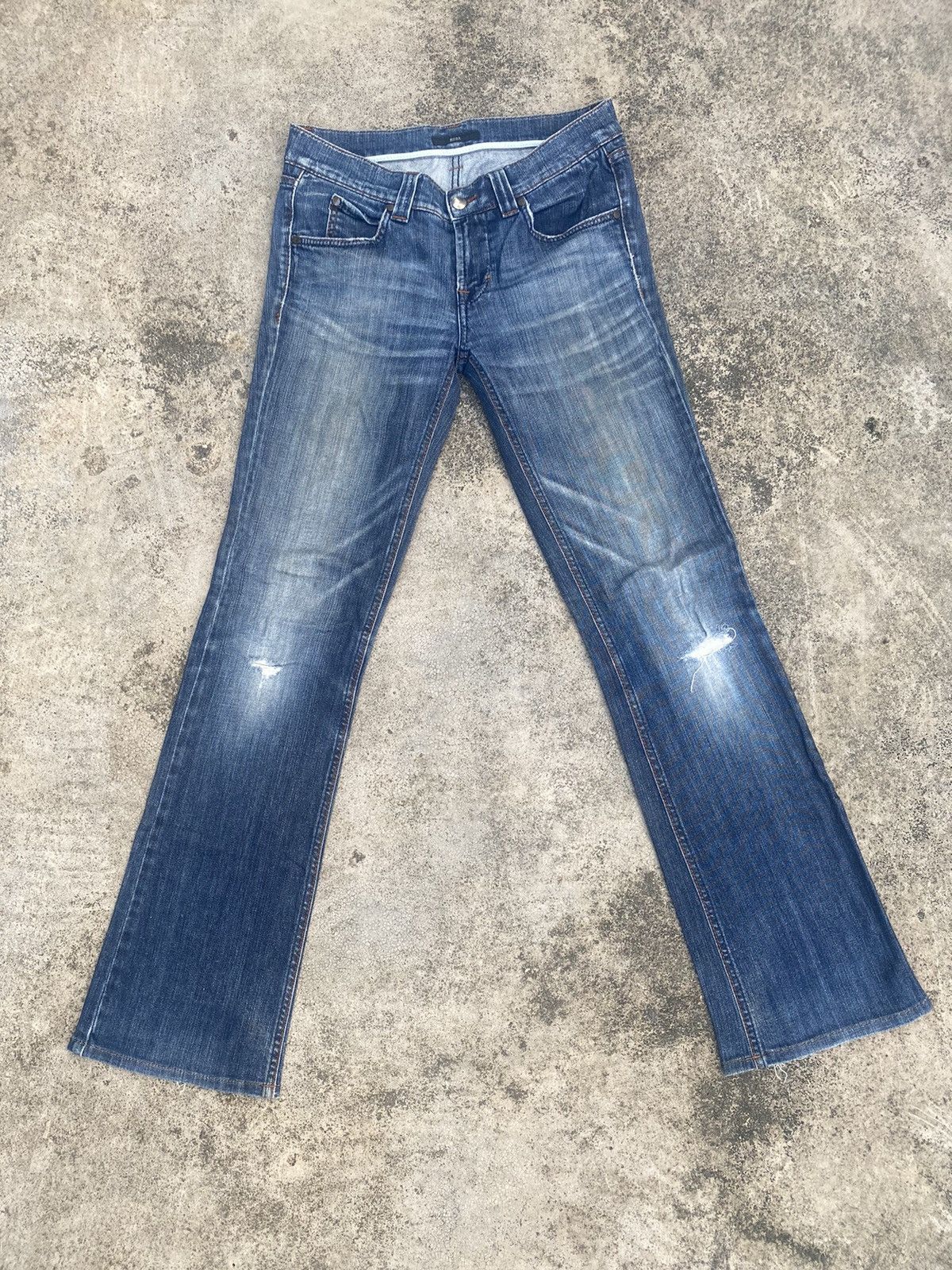 Hugo Boss × If Six Was Nine × Japanese Brand Flare Jeans Hugo Boss Distressed Bootcut Size US 30 / EU 46 - 3 Thumbnail