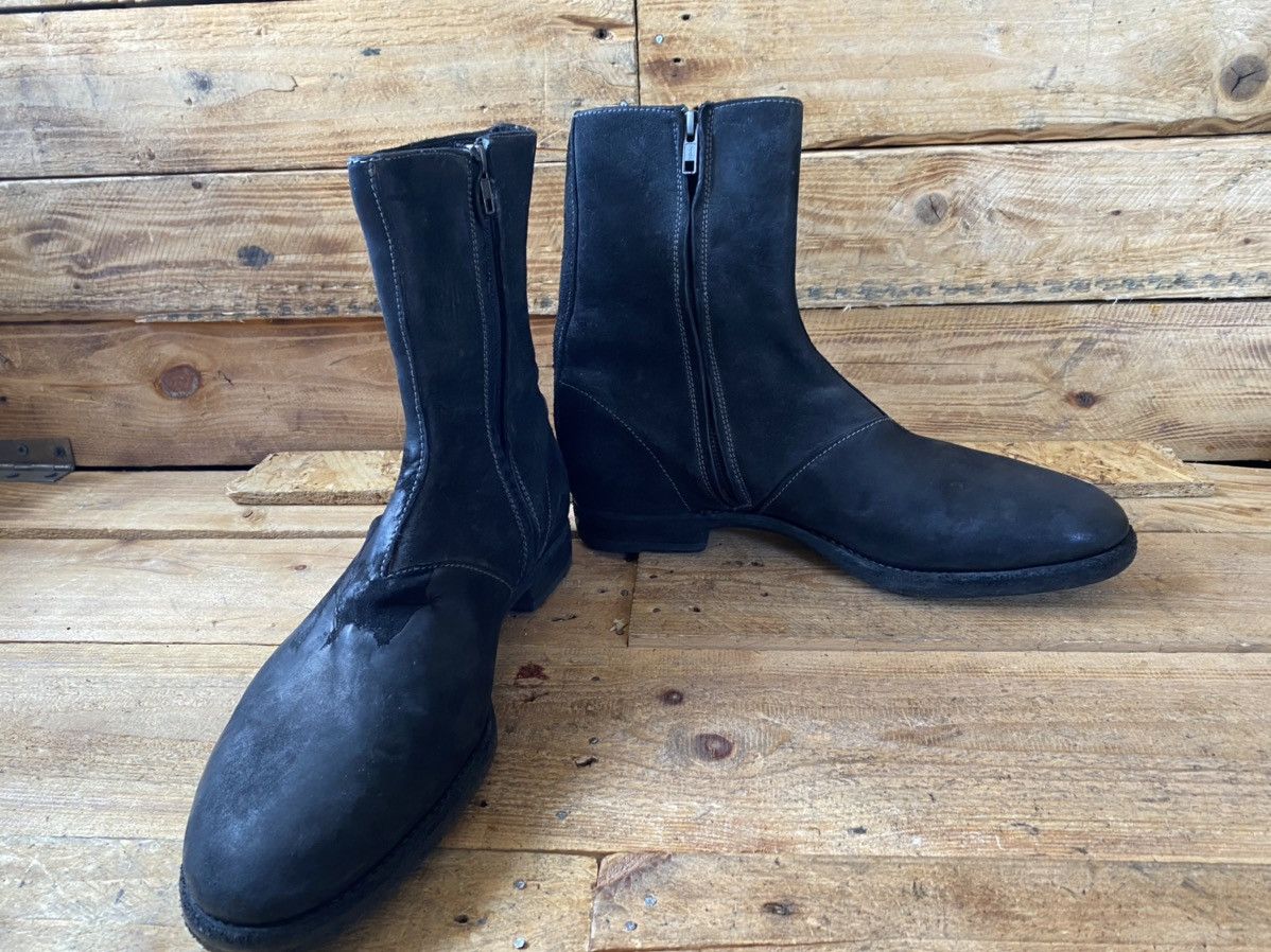 Franceschetti Franceschetti , hand made black leather boots uksz 8 Size US 9 / EU 42 - 13 Thumbnail
