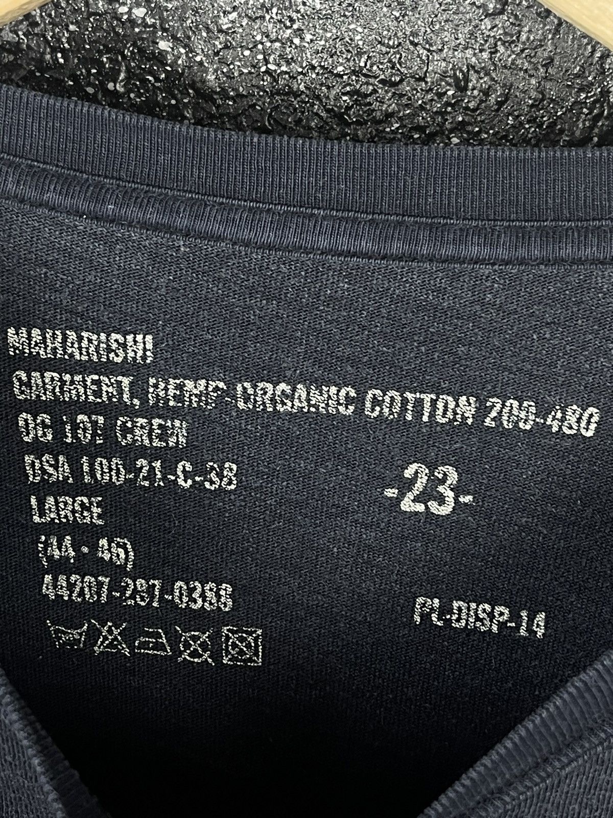 Maharishi Maharishi Hemp Organic Cotton L/S Pocket T-Shirt Men’s Size US L / EU 52-54 / 3 - 9 Thumbnail
