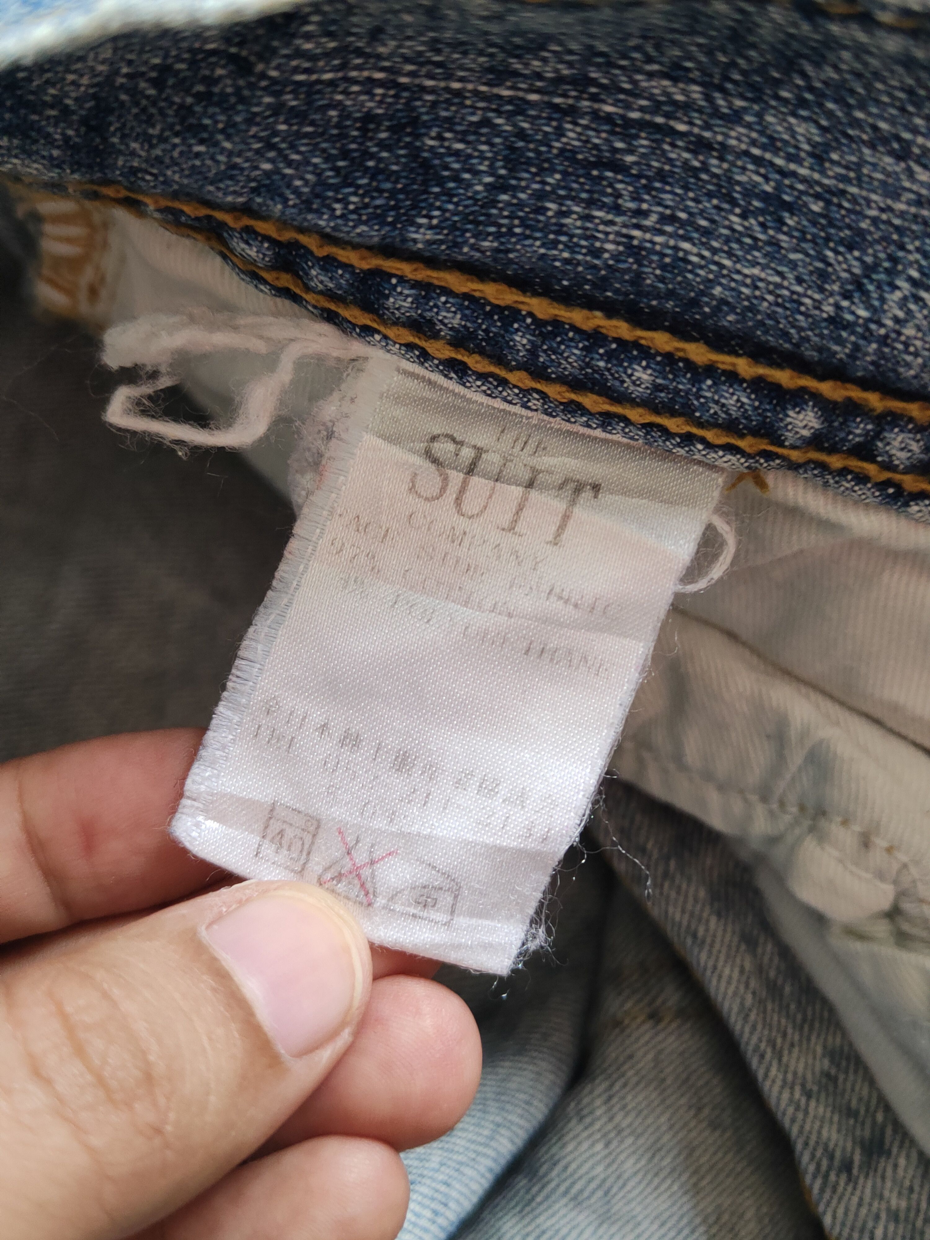 Japanese Brand T.s.c Blue Distressed Ripped Jeans #S2364 Size US 34 / EU 50 - 13 Thumbnail