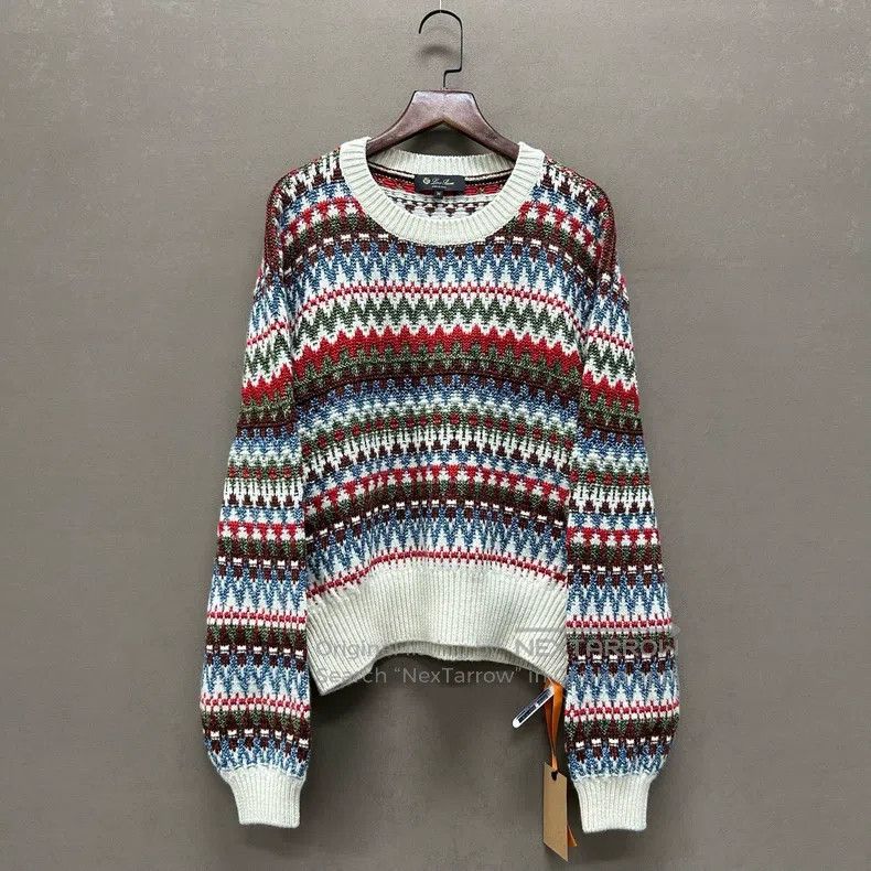 Loro Piana Loro Piana Christmas Themed Colorful Fair Isle Sweater Size M / US 6-8 / IT 42-44 - 1 Thumbnail