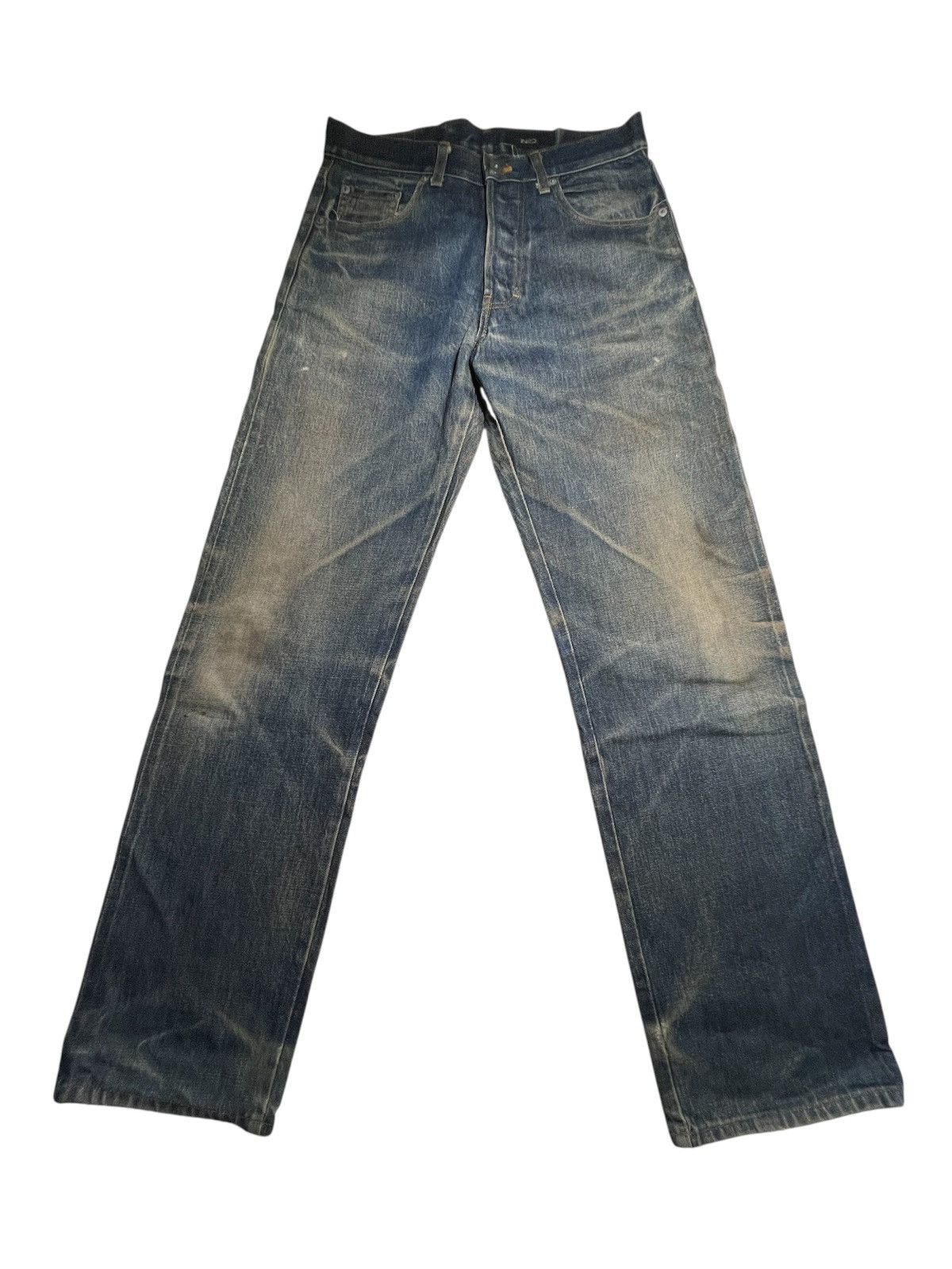 Yohji Yamamoto INED HOMME distressed denim Size US 30 / EU 46 - 1 Thumbnail