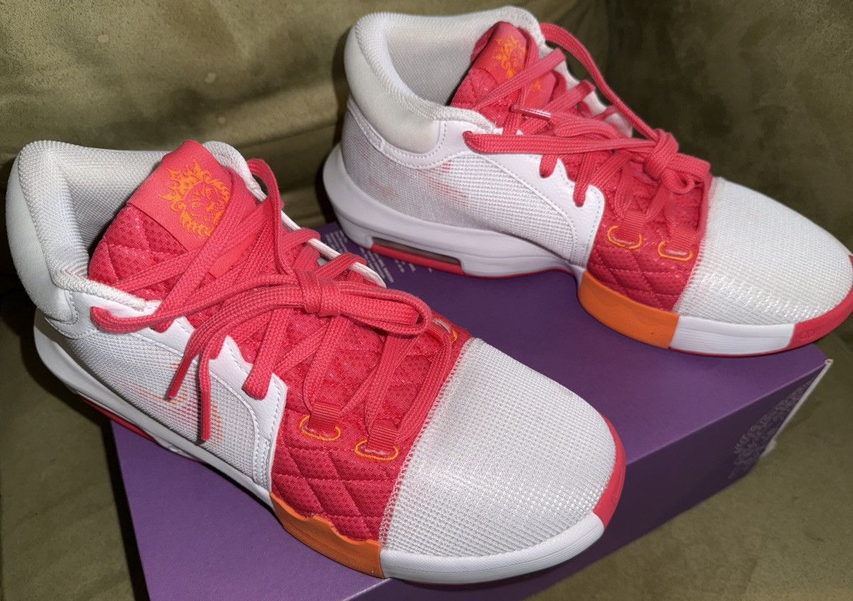 Nike Nike LeBron James Witness VIII (8) “Dunkin’ Donuts” Ltd. NEW Size US 10 / EU 43 - 2 Thumbnail