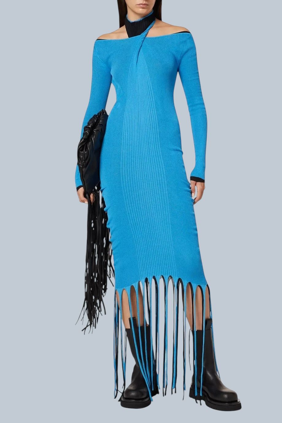 Bottega Veneta Bottega Veneta fringed knit dress pre-fall 2020 M Size M / US 6-8 / IT 42-44 - 8 Thumbnail