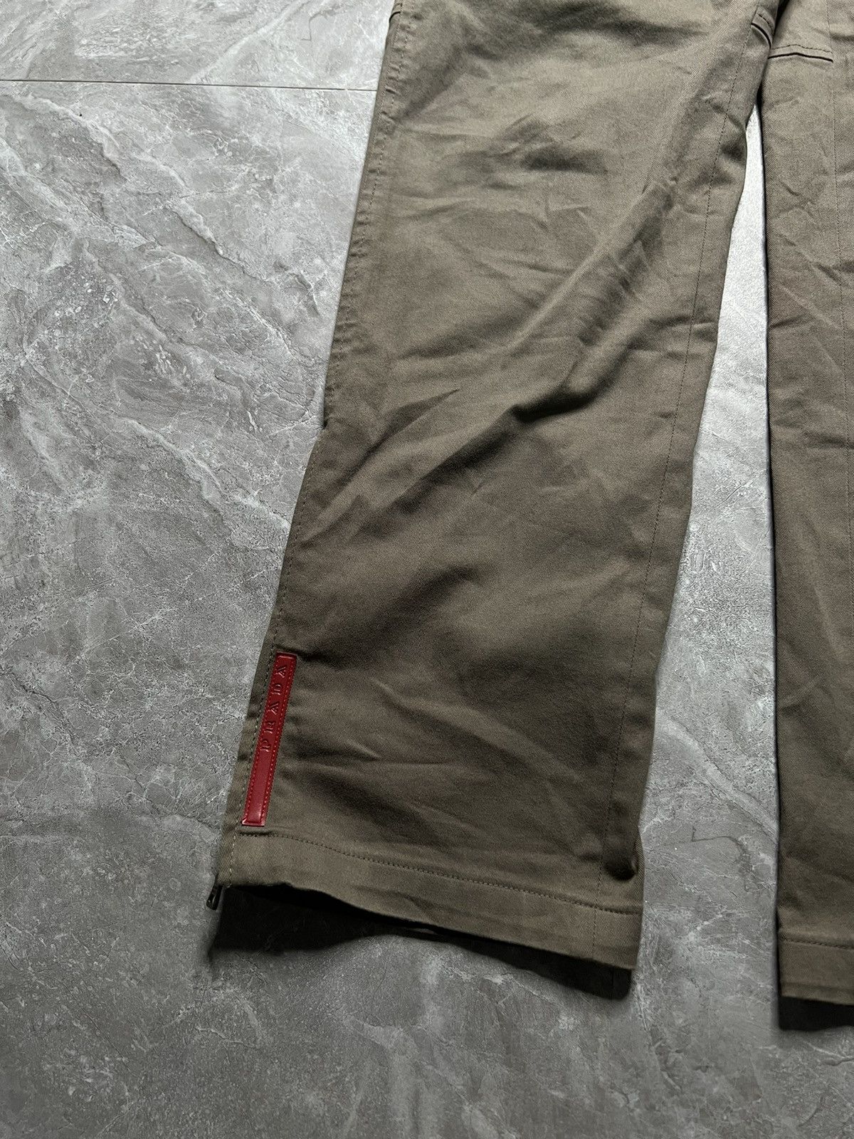 Prada Prada Stretch Cotton Zip Details Utility Pants Size US 31 - 5 Thumbnail