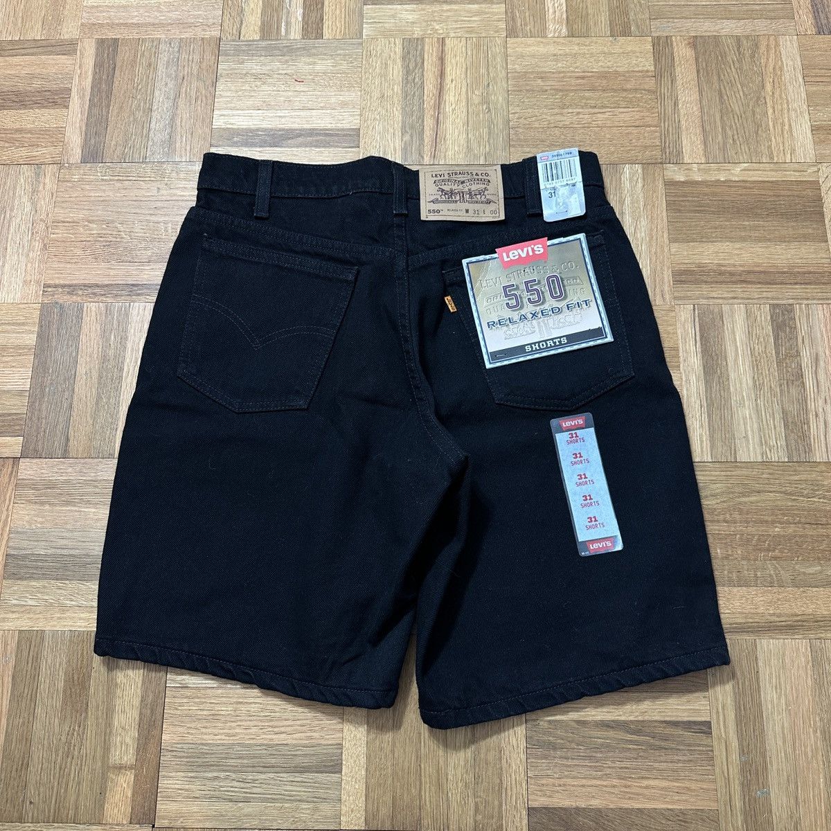 Levi's Vintage Levi’s 550 Orange Tab jean shorts Size US 31 - 1 Thumbnail