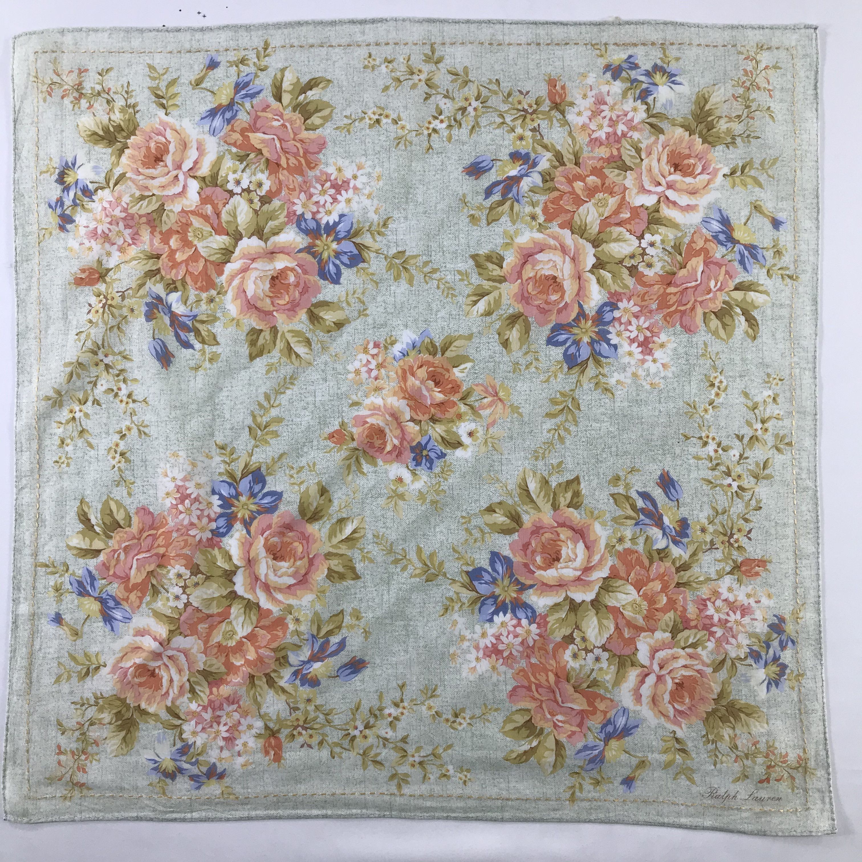 Ralph Lauren × Vintage Ralph Lauren Bandana / Handkerchief / Neckerchief - S441 Size ONE SIZE - 1 Thumbnail