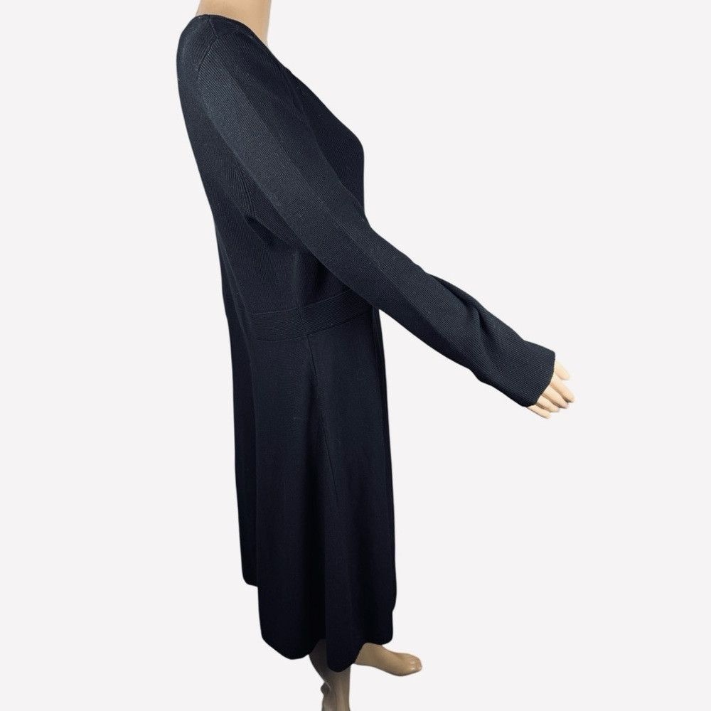 Talbots New Talbots Sweetheart Fit & Flare Sweater Black Dress Size Size L / US 10 / IT 46 - 3 Thumbnail