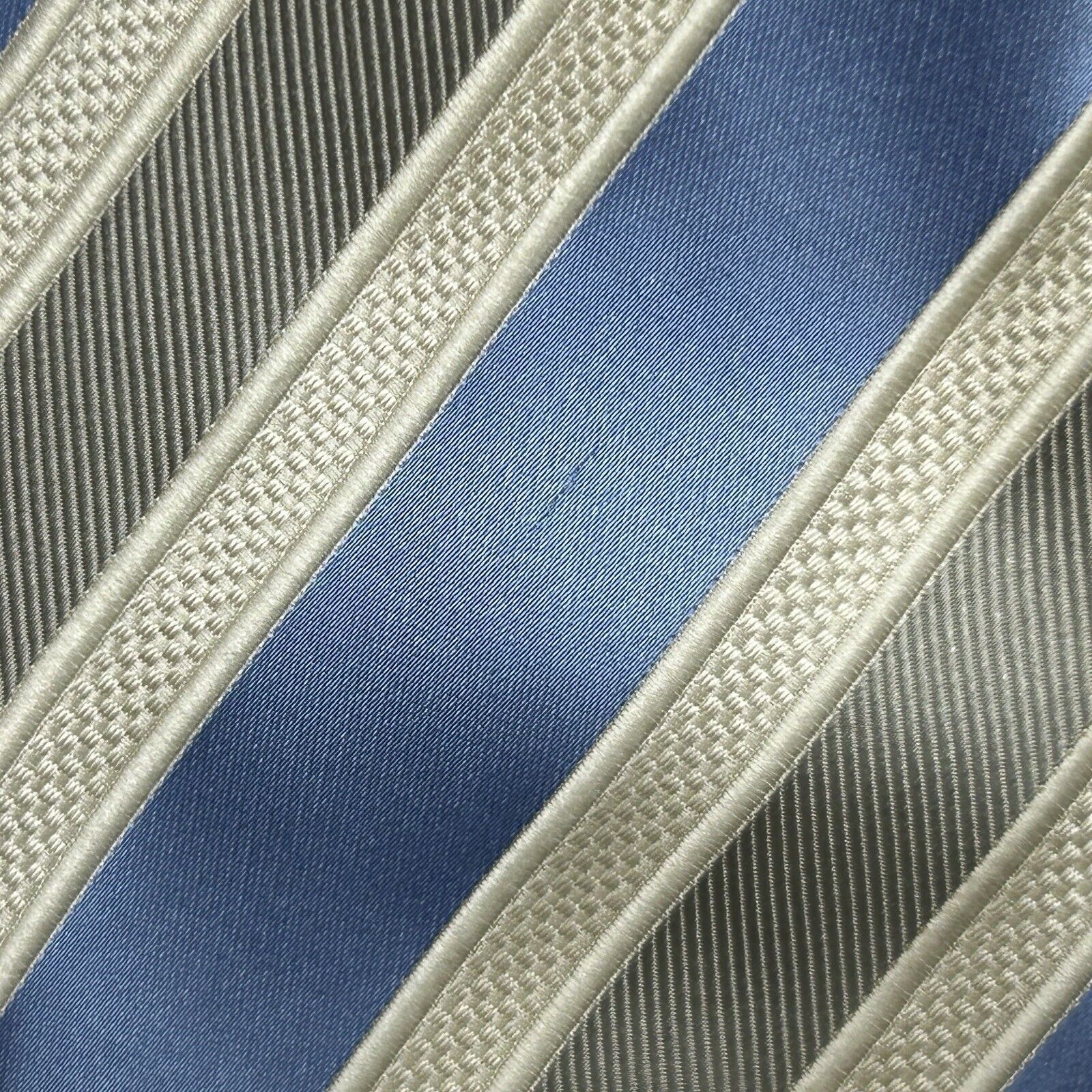 Donald Trump Donald J Trump Signature Collection Necktie Blue Silver Size ONE SIZE - 3 Thumbnail