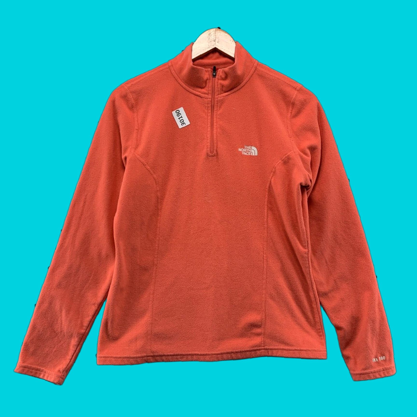 The North Face The North Face 1/4 Zip Fleece Pullover Womens Medium Sunrise Coral TKA 19.5x24 Size M / US 6-8 / IT 42-44 - 1 Thumbnail