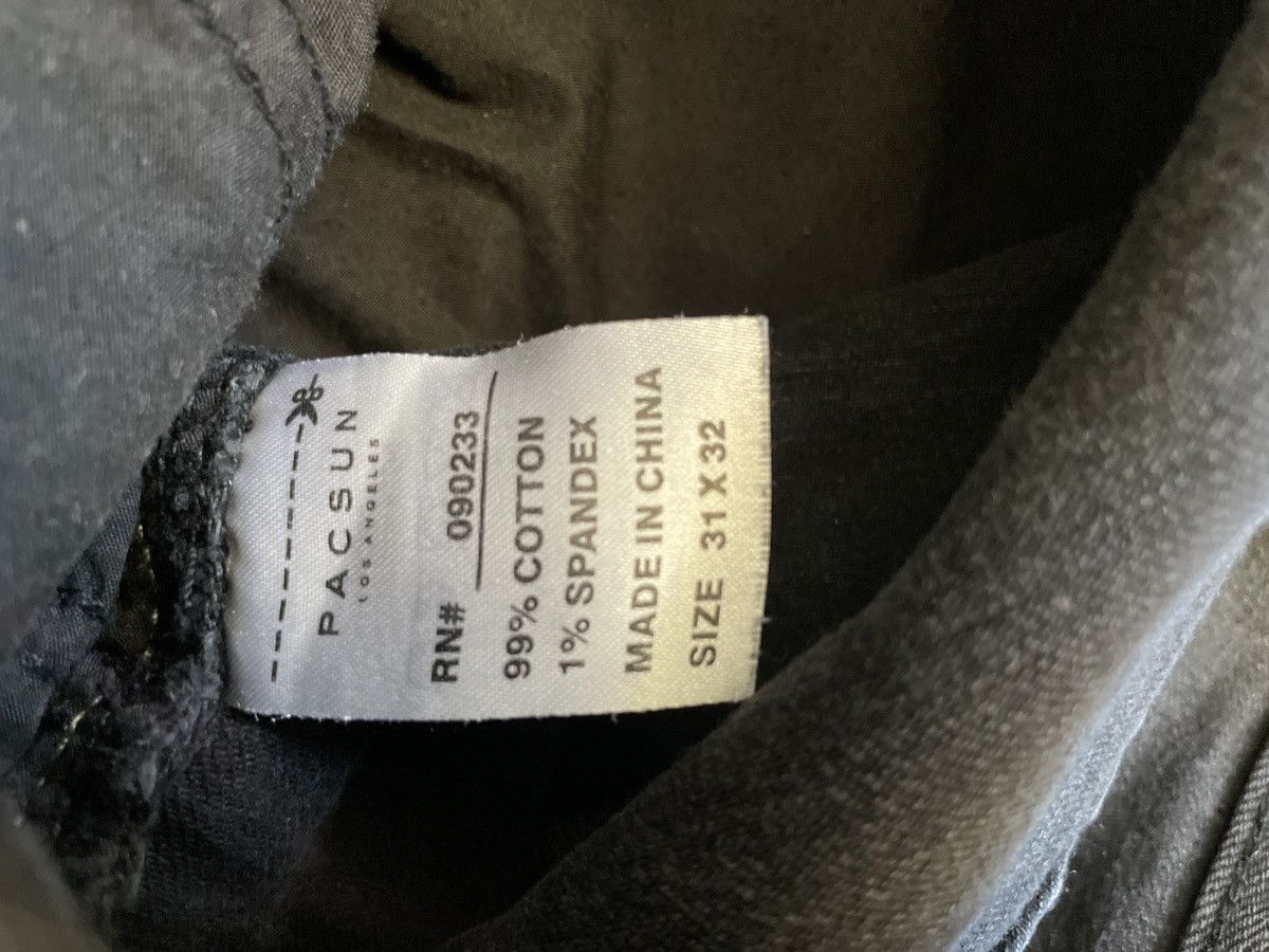 Pacsun Pacsun Skinny Distressed Black Denim Jeans Size US 31 - 4 Thumbnail