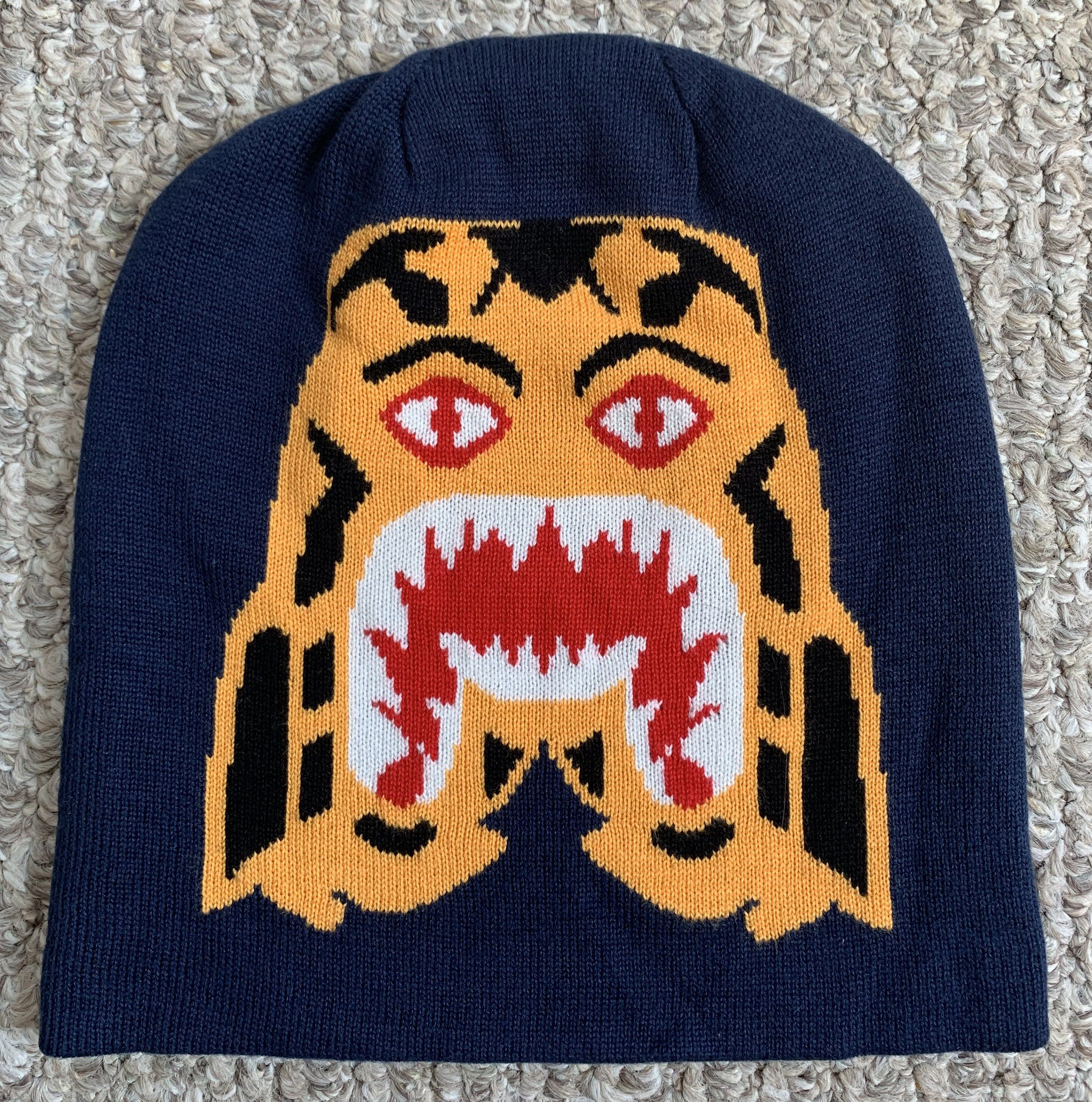 Bape OG Bape Tiger Beanie Size ONE SIZE - 1 Thumbnail