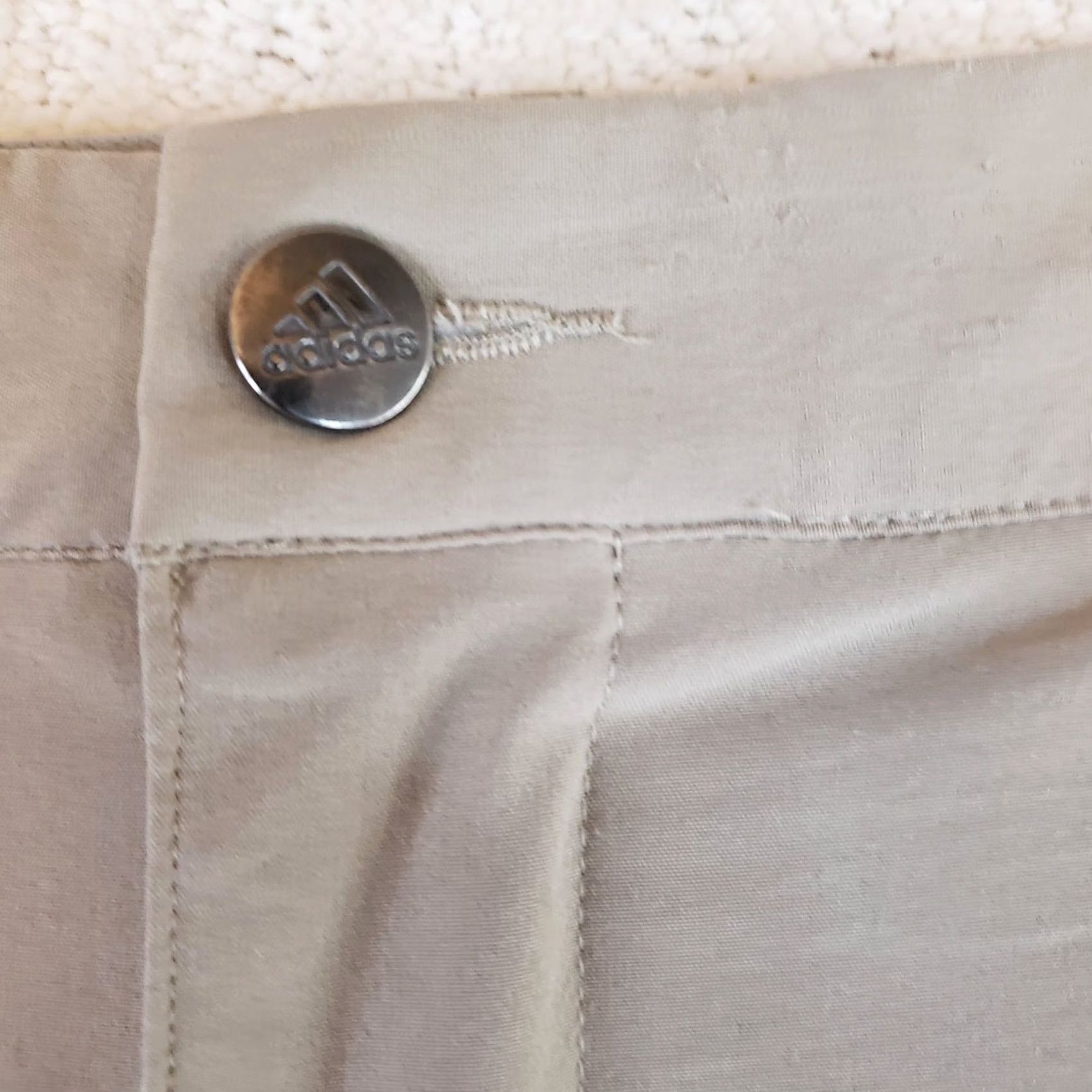 Adidas Adidas Golf Pants Mens 40x32 Khaki Beige Stretch Breathable Flex Chino Straight Pocket Logo 40 32 Regular Mens Size US 40 / EU 56 - 7 Thumbnail