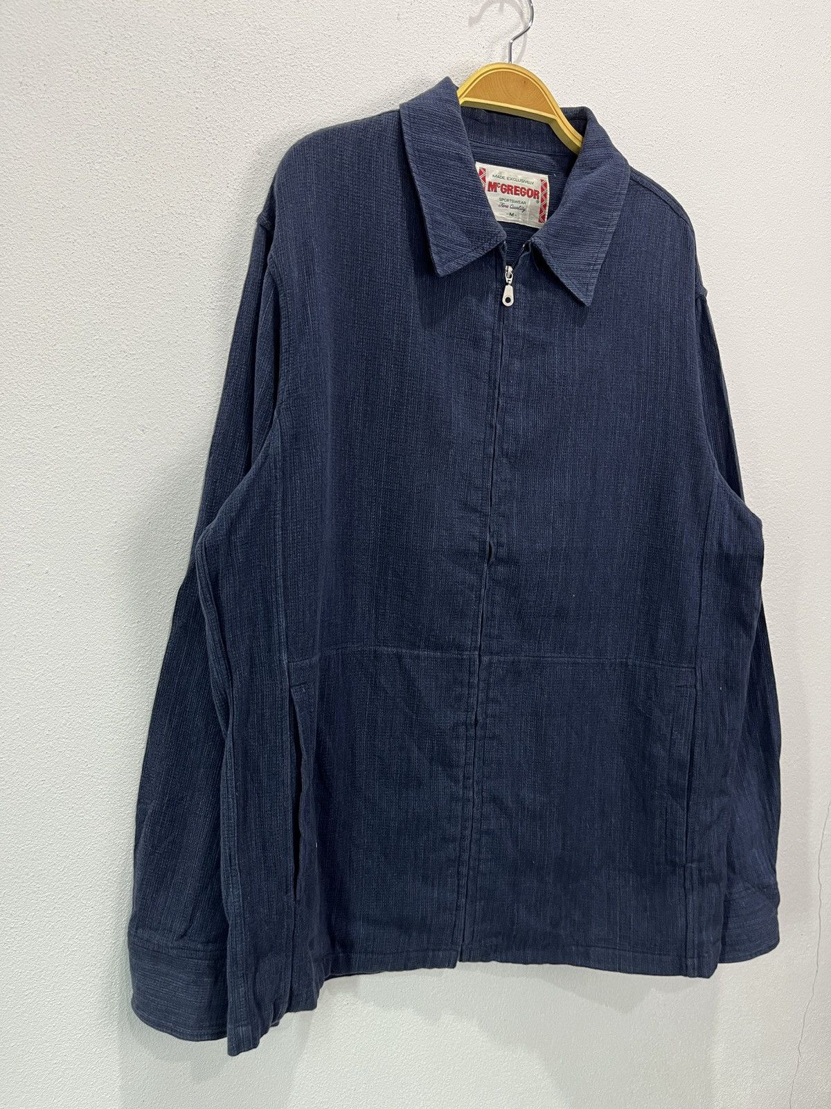 Japanese Brand × McGregor McGregor Chambray Zip Up Outerwear Casual Jacket Size US M / EU 48-50 / 2 - 4 Thumbnail
