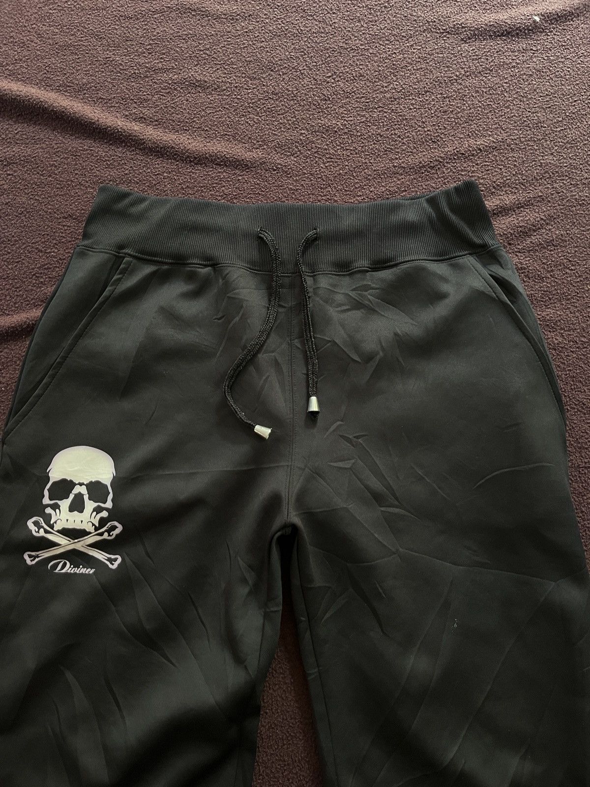 Japanese Brand Japanese Diviner Sweatpants Skulls lgb Size US 33 - 4 Thumbnail