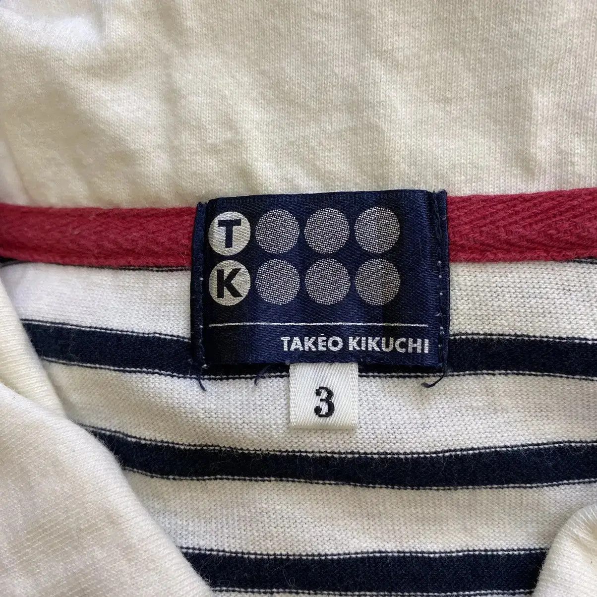 Takeo Kikuchi Vintage TAKEO KIKUCHI JAPAN Striped Pocket Polo Tee Shirt TK Size US M / EU 48-50 / 2 - 5 Thumbnail