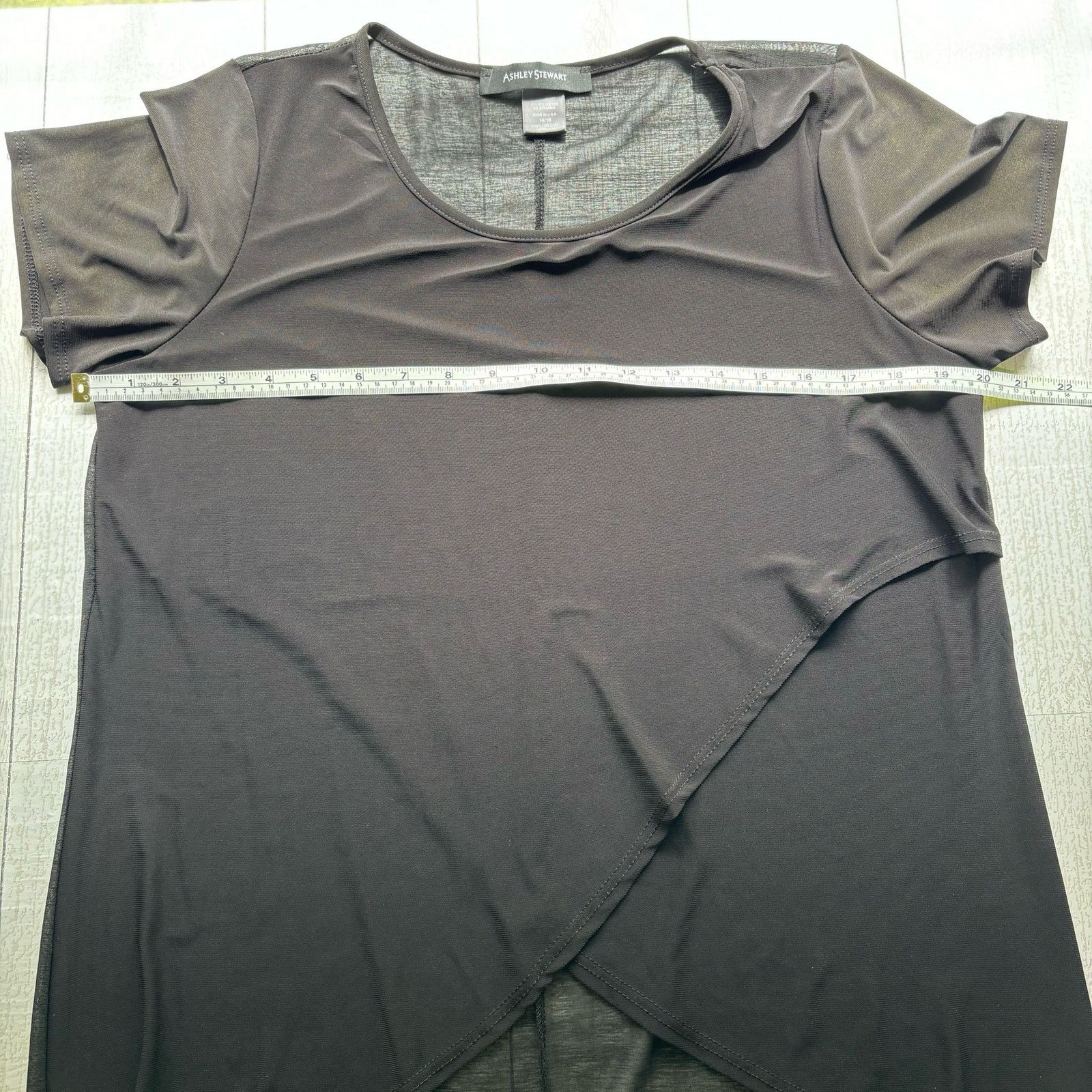 Other Ashley Stewart Black Tail Shirt Size 14/16 Size XL / US 12-14 / IT 48-50 - 5 Thumbnail