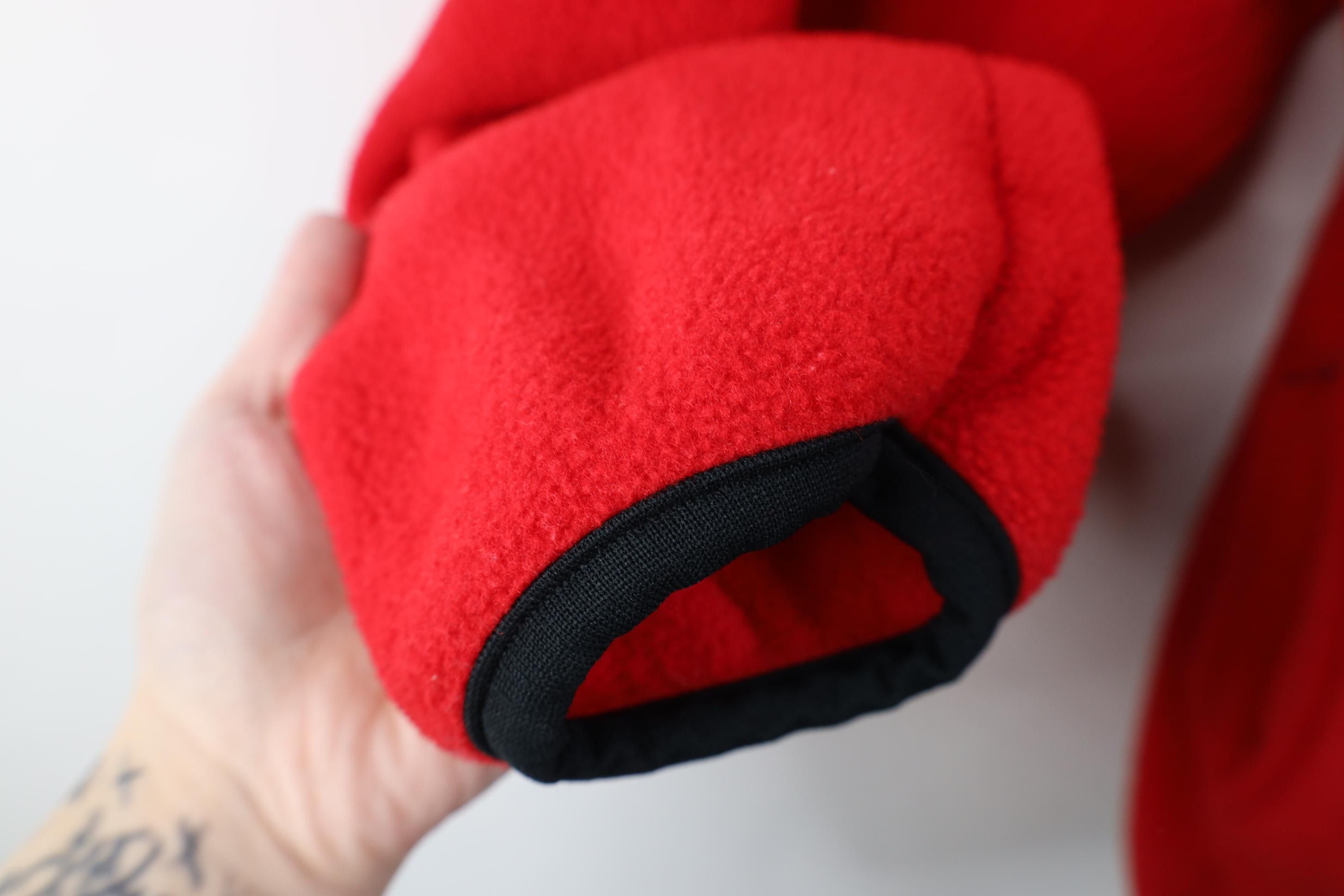 Russell Athletic Vintage 90s Russell Athletic Button Fleece Sweater Red USA Size US L / EU 52-54 / 3 - 8 Thumbnail