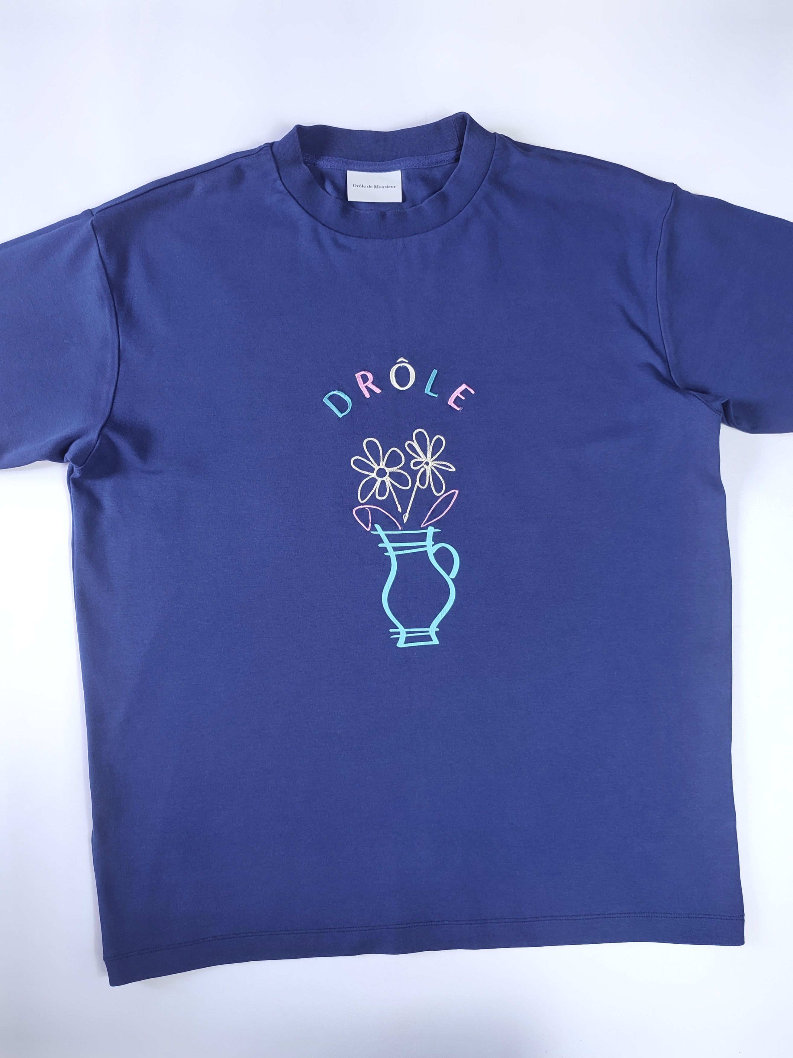 Drole De Monsieur Drole de Monsieur Flower Pot Embroidered T-shirt Size US M / EU 48-50 / 2 - 5 Thumbnail