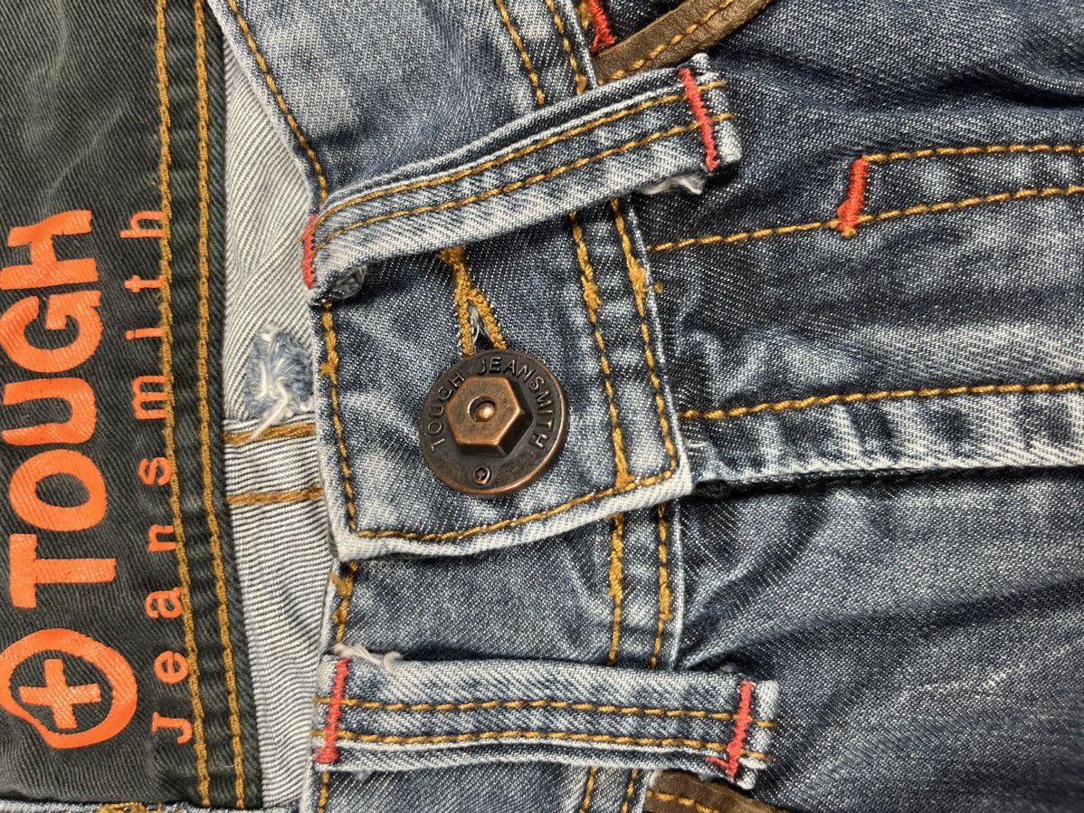 Japanese Brand TOUGH JEANSMITH BLUE DENIM PANTS JEANS Size US 29 - 4 Thumbnail