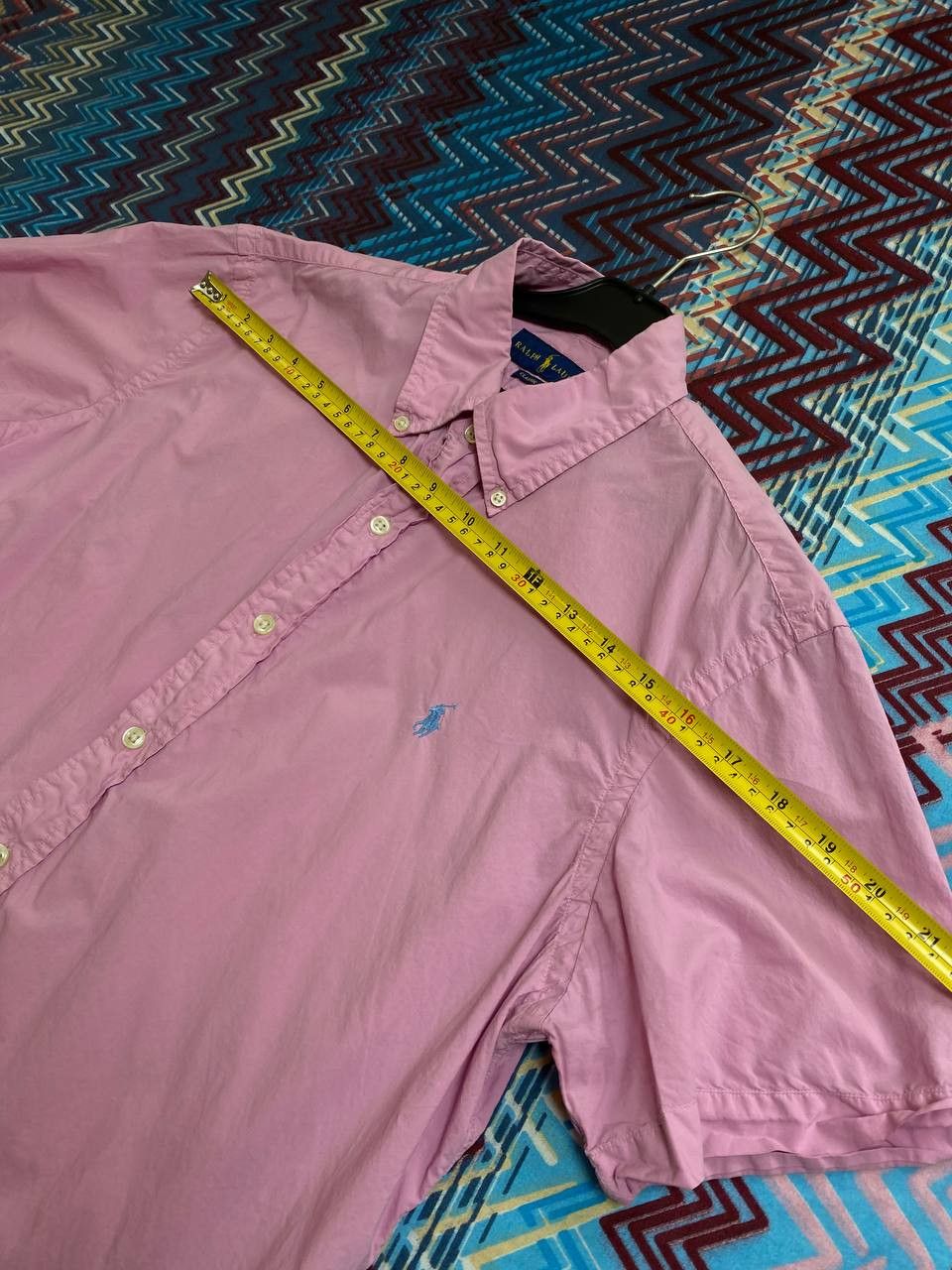 Polo Ralph Lauren × Vintage Polo Ralph Lauren Classic Fit Shirt Men's Medium Pink Size US M / EU 48-50 / 2 - 10 Thumbnail