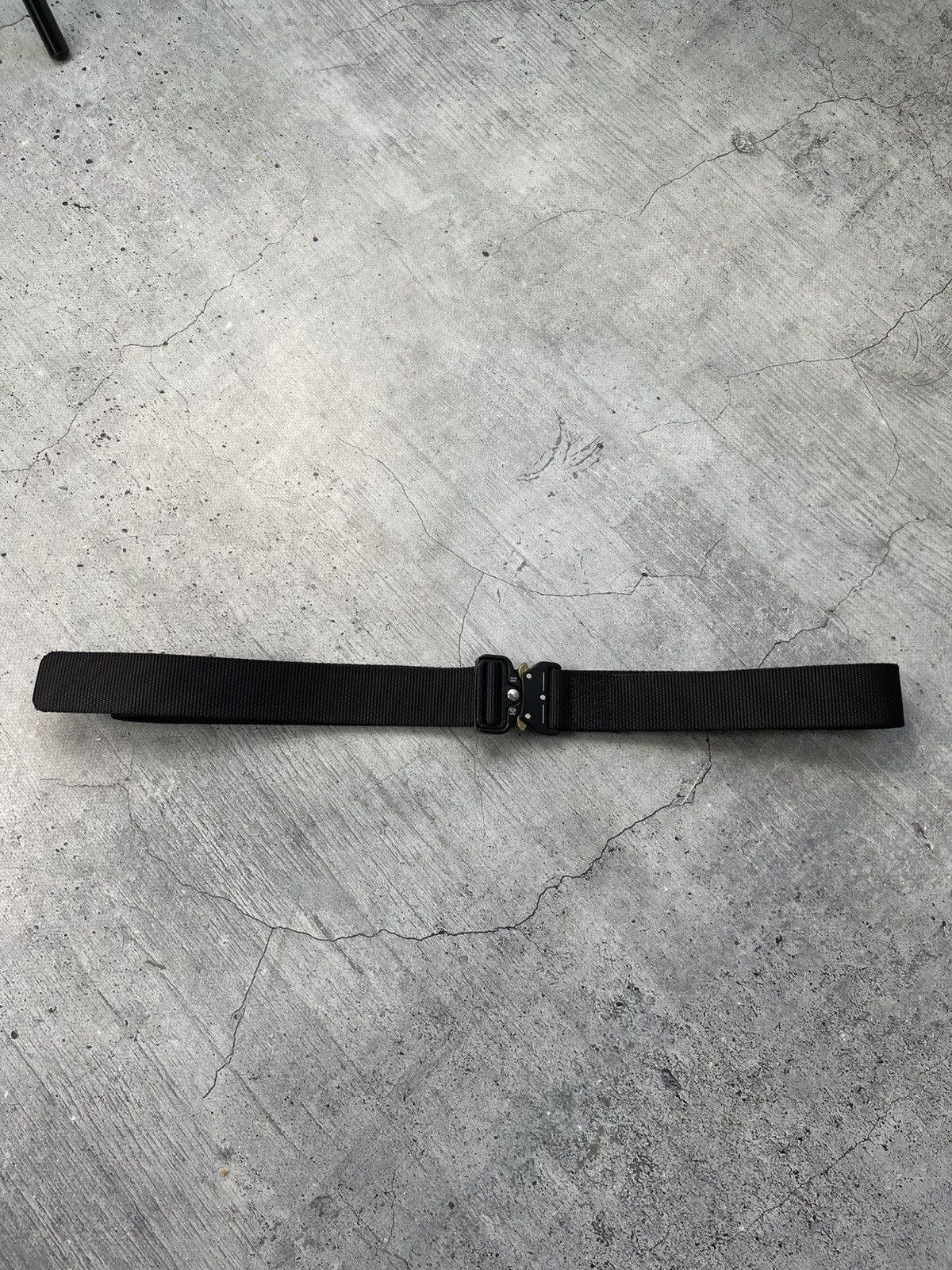 Japanese Brand Vintage alyx style cotton tactical belt Black metal buckle Size ONE SIZE - 3 Thumbnail