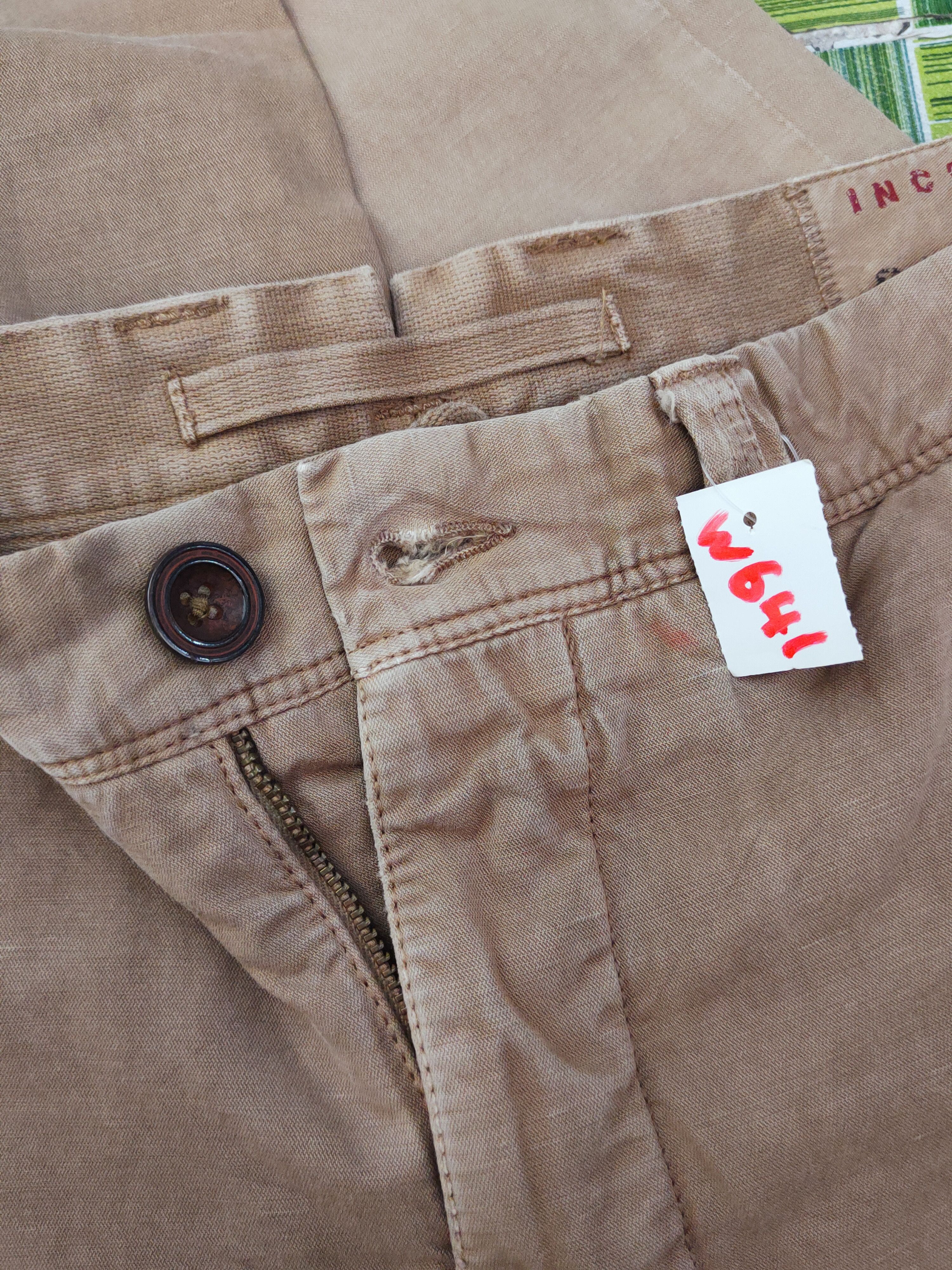 Incotex Incotex Brown Multipocket Tactical Cargo Pants #W641 Size US 31 - 17 Thumbnail
