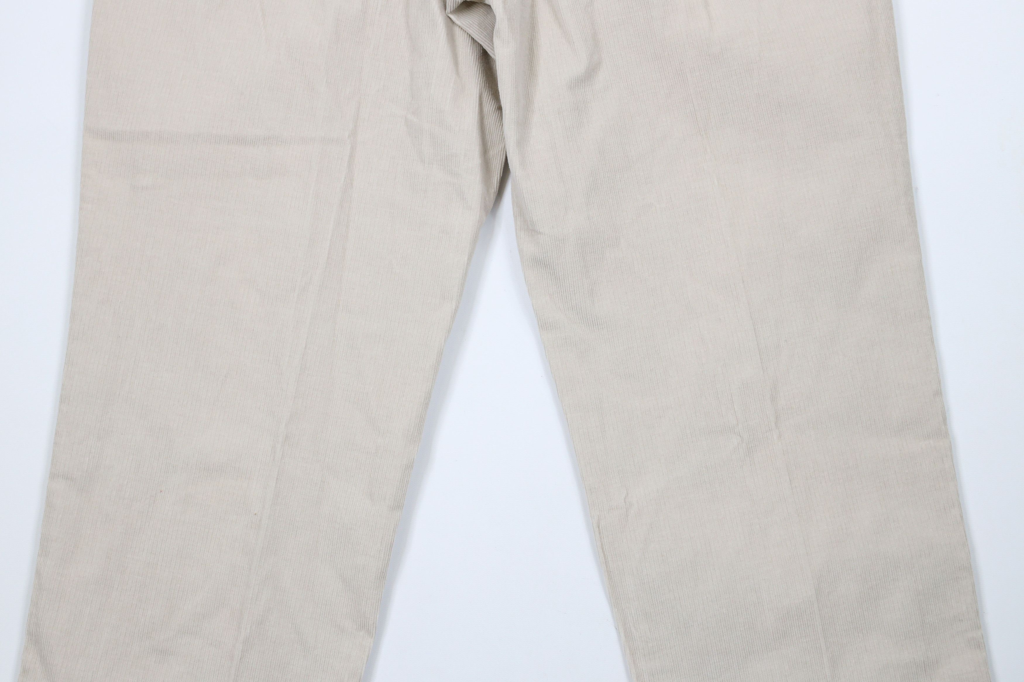 Lands' End × Vintage Vintage 90s Lands End Wide Leg Corduroy Chino Pants USA Size US 36 / EU 52 - 10 Thumbnail