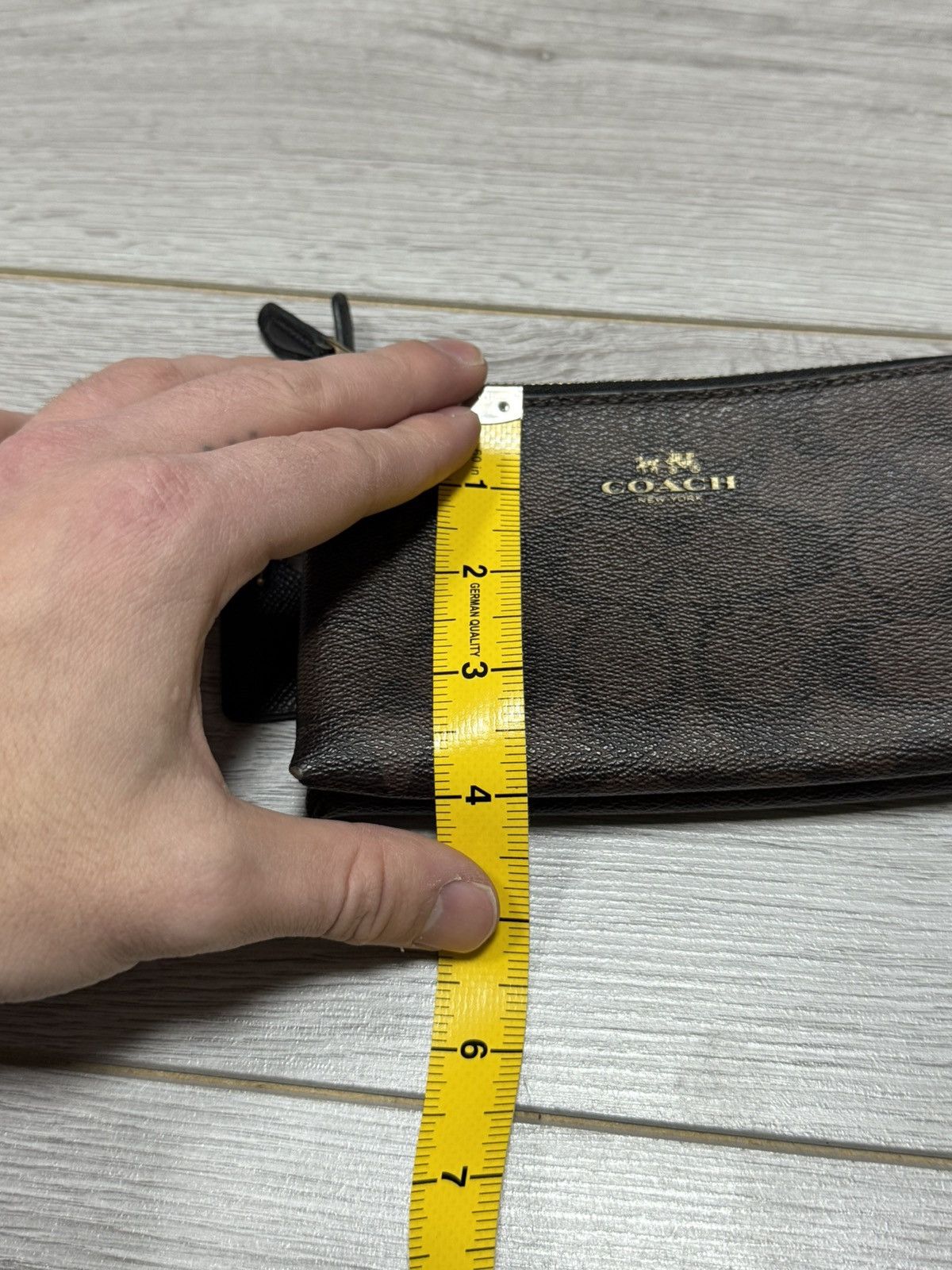 Coach Coach monogram C all over zip wallet leather Size ONE SIZE - 13 Thumbnail