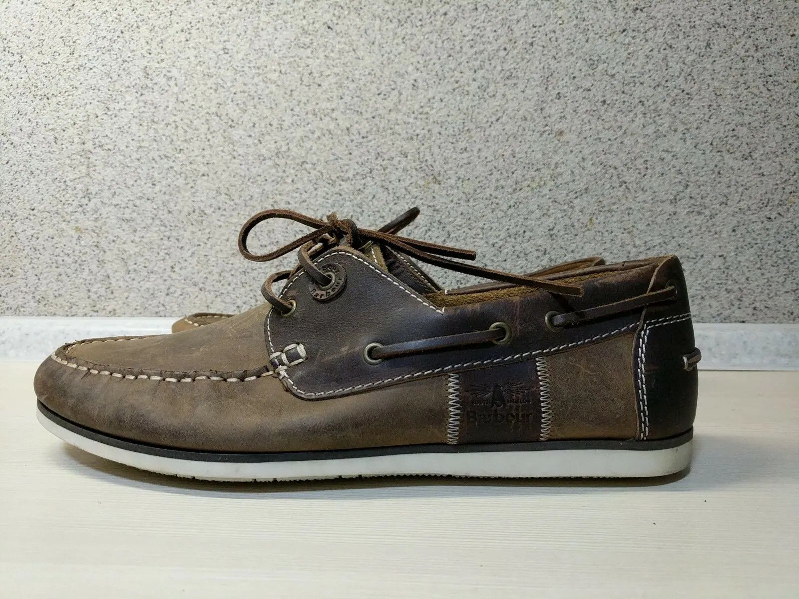 Barbour Mens Barbour Capstan Leather 10 Size US 10 / EU 43 - 1 Thumbnail