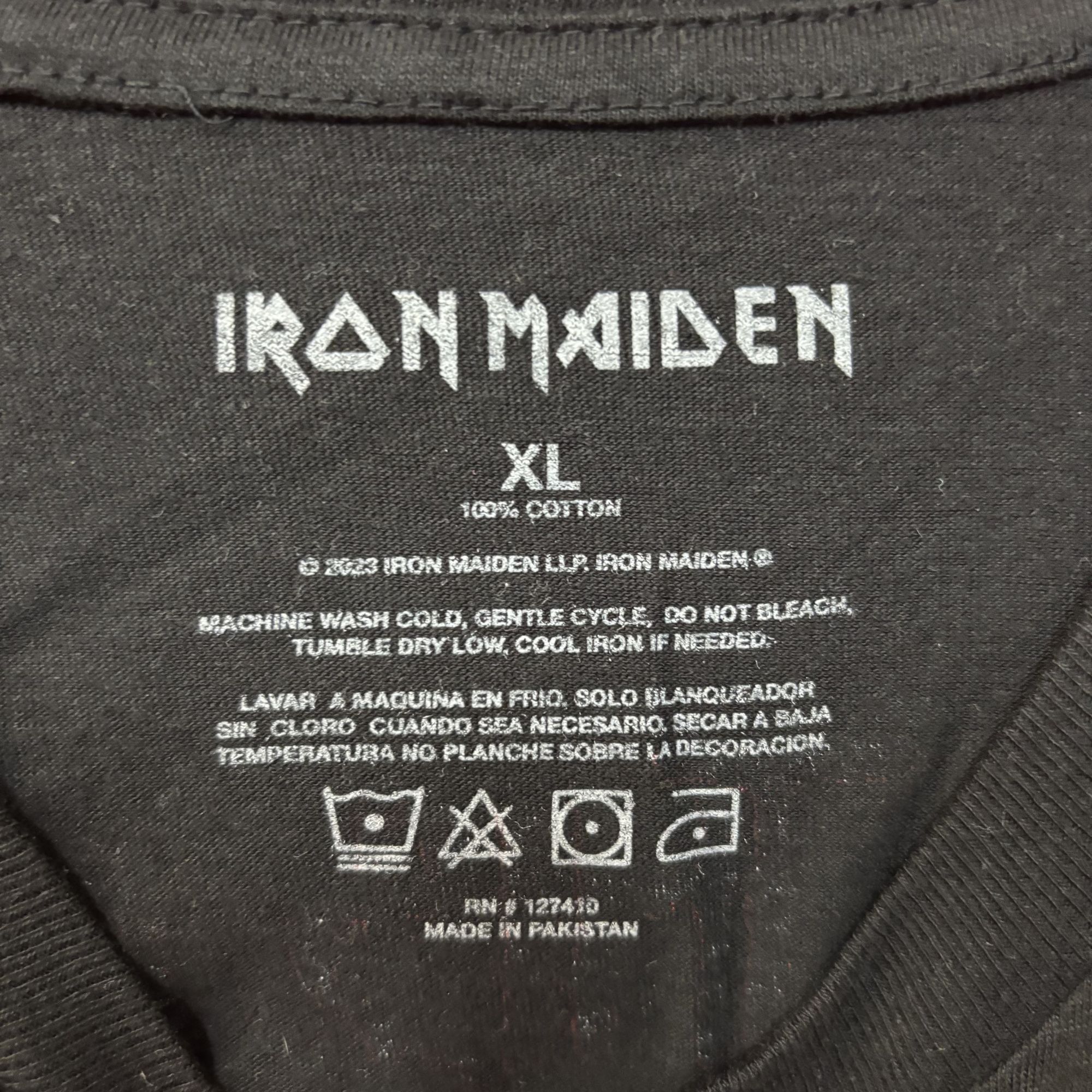 Iron Maiden Iron Maiden The Number Of The Beast Black T-Shirt XL Size US XL / EU 56 / 4 - 5 Thumbnail