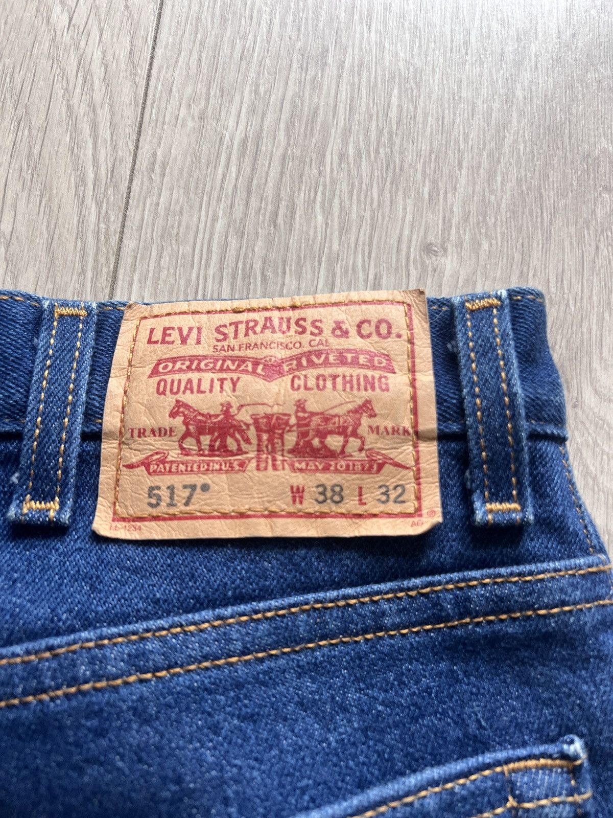 Other Vintage Levi’s 517 Boot cut Denim Jeans Pants Cowboy western Size US 38 / EU 54 - 2 Thumbnail