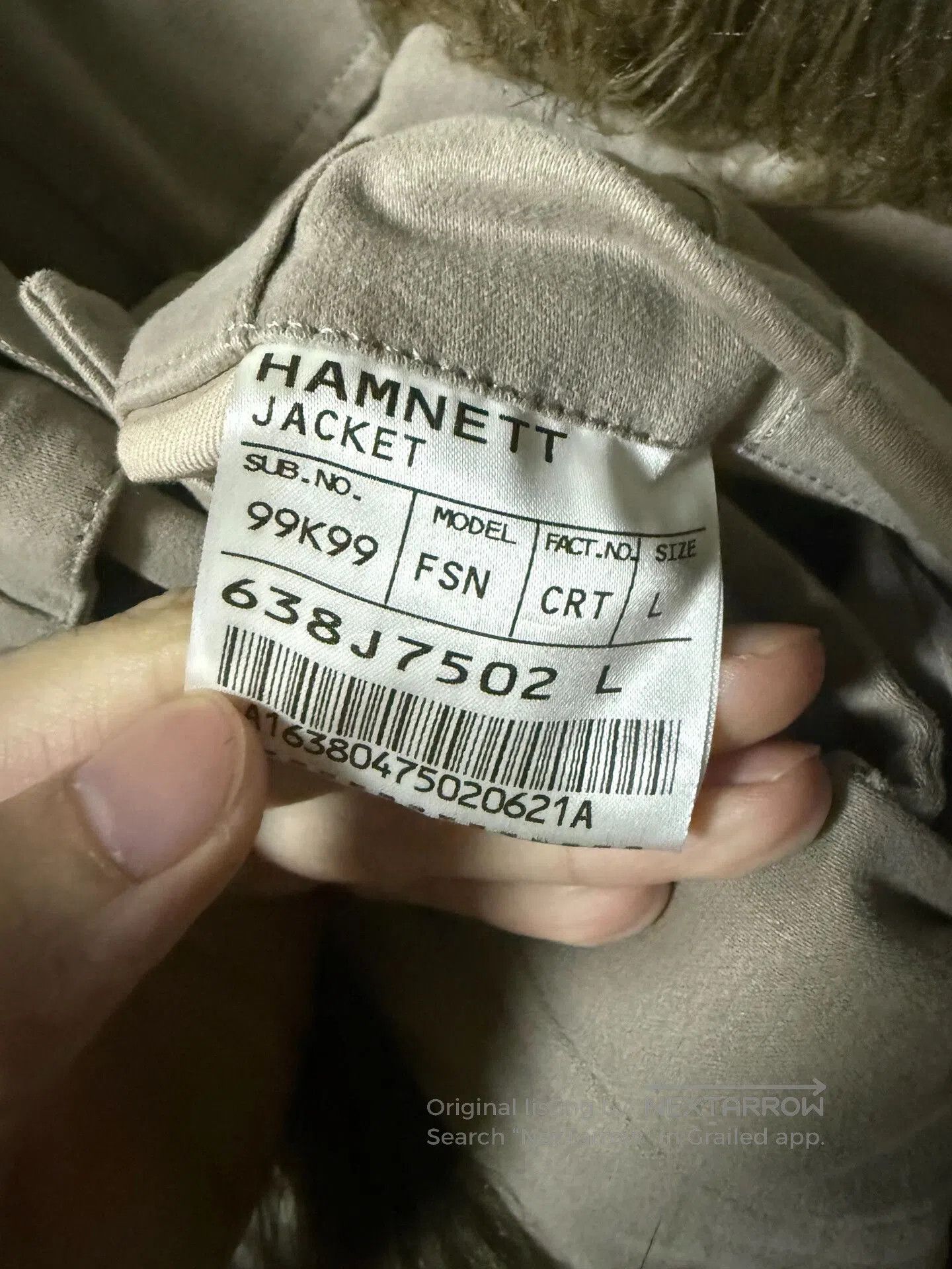 Katharine Hamnett London Katharine Hamnett Vintage Fur Collar Jacket. Size US L / EU 52-54 / 3 - 6 Thumbnail