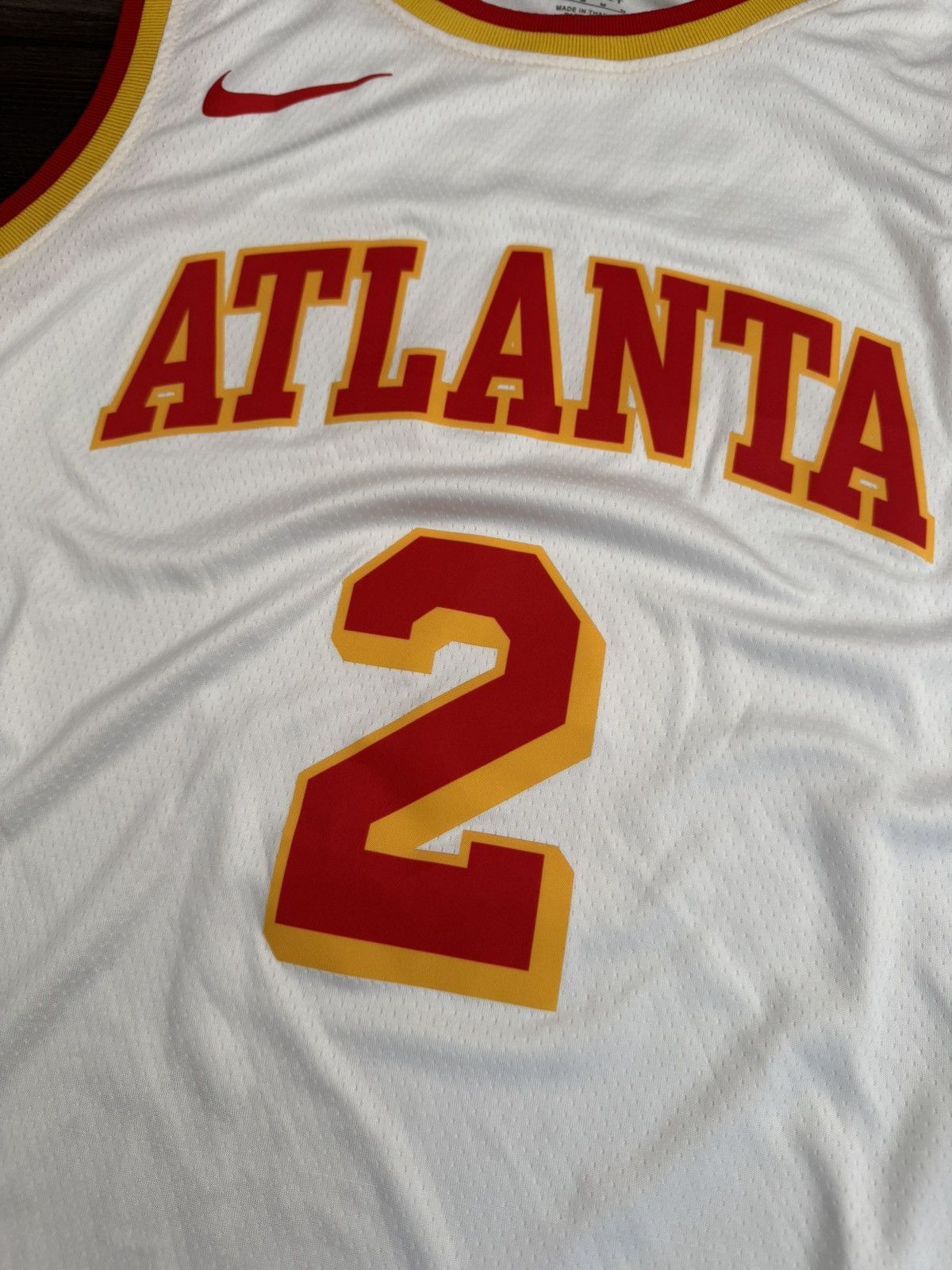 Nike Atlanta Hawks Sharife Cooper #2 NBA Swingman Jersey NWT Size US M / EU 48-50 / 2 - 3 Thumbnail