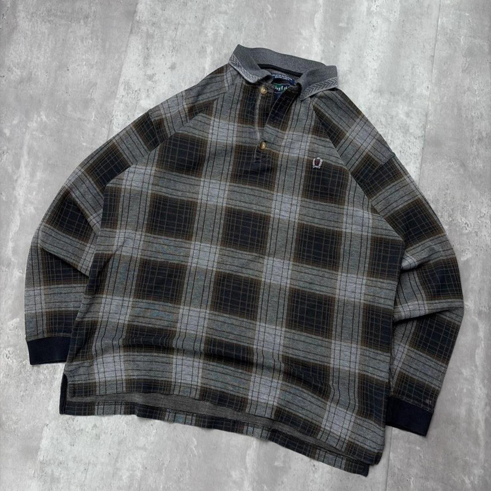 Other Vintage Siegfried Grunge Plaid Distressed Rugby Polo Shirt Size US XL / EU 56 / 4 - 2 Thumbnail