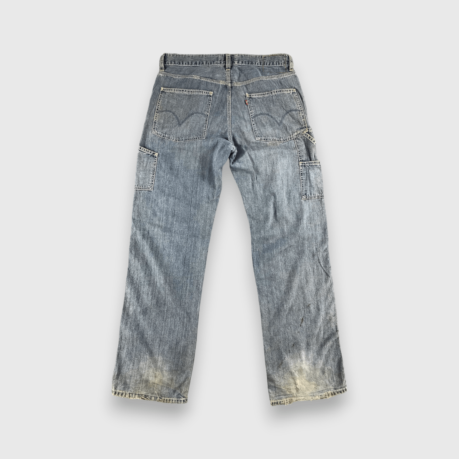 Levi's Vintage 90s Light Wash Levis Carpenter Jeans-J1236 Size US 37 - 2 Thumbnail