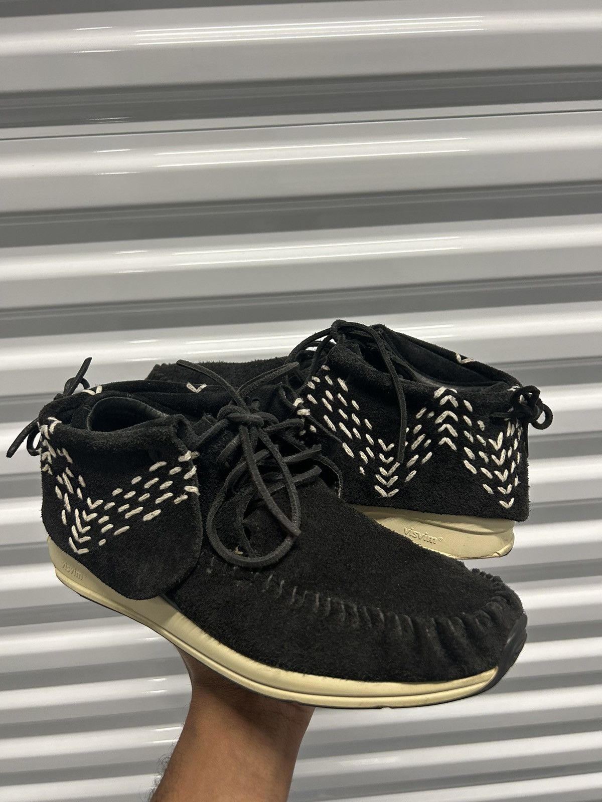 Visvim Tabi Sashiko-Folk | Grailed