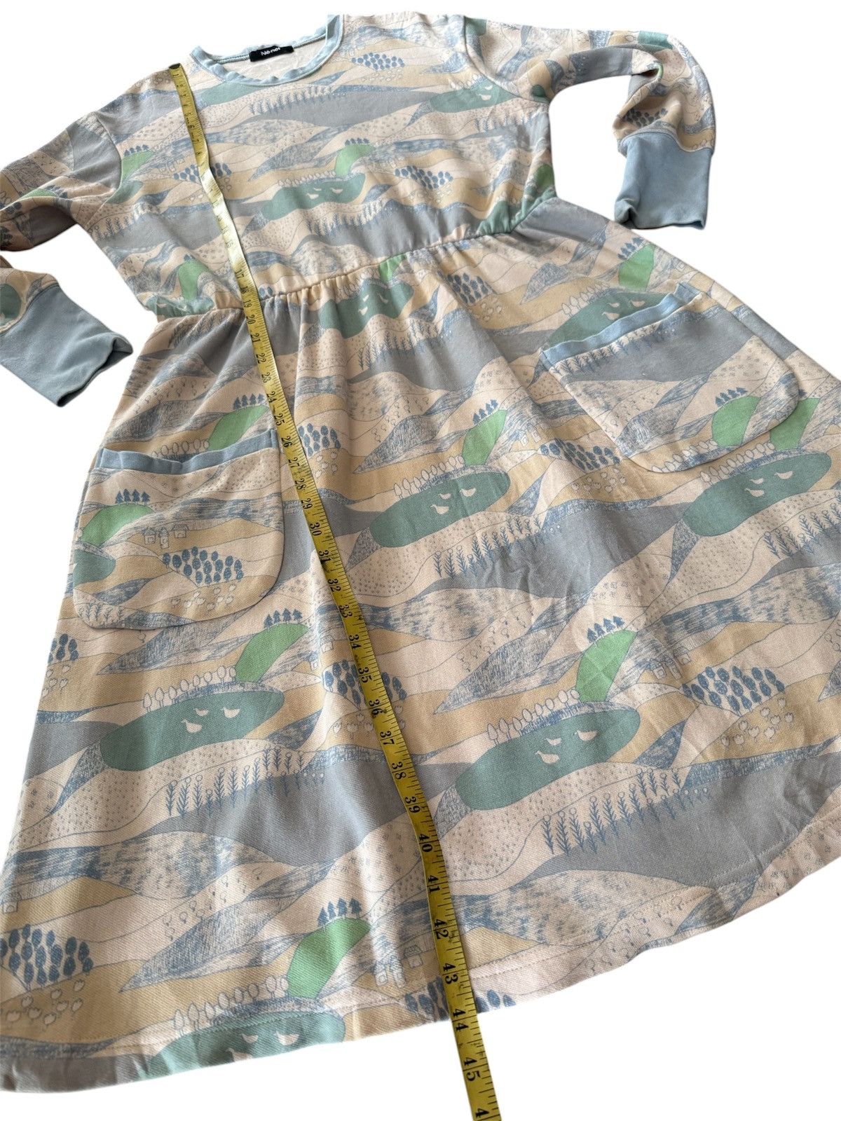 Issey Miyake Ne.net Long-sleeved Drees Pattern And Pockets Size M / US 6-8 / IT 42-44 - 9 Thumbnail
