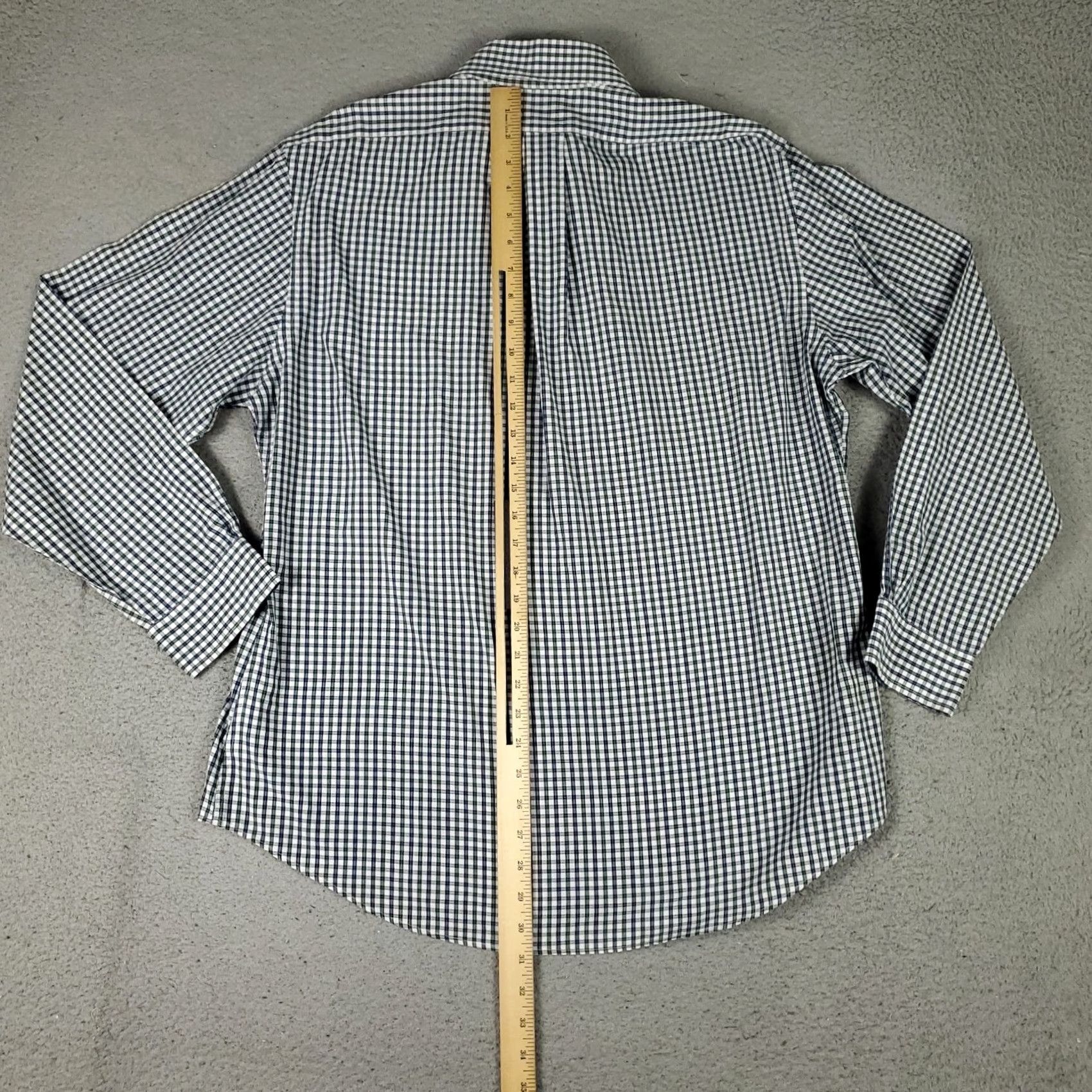 Brooks Brothers Brooks Brothers Shirt Mens Large Green Blue Plaid Regent Button Up Long Sleeve Size US L / EU 52-54 / 3 - 3 Thumbnail