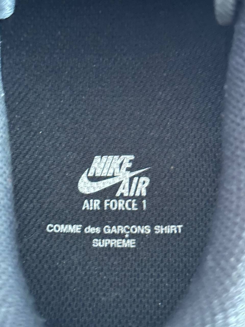 Nike × Supreme Comme Des Garcons X Supreme Split Swoosh Air Force 1 Size US 9 / EU 42 - 5 Thumbnail