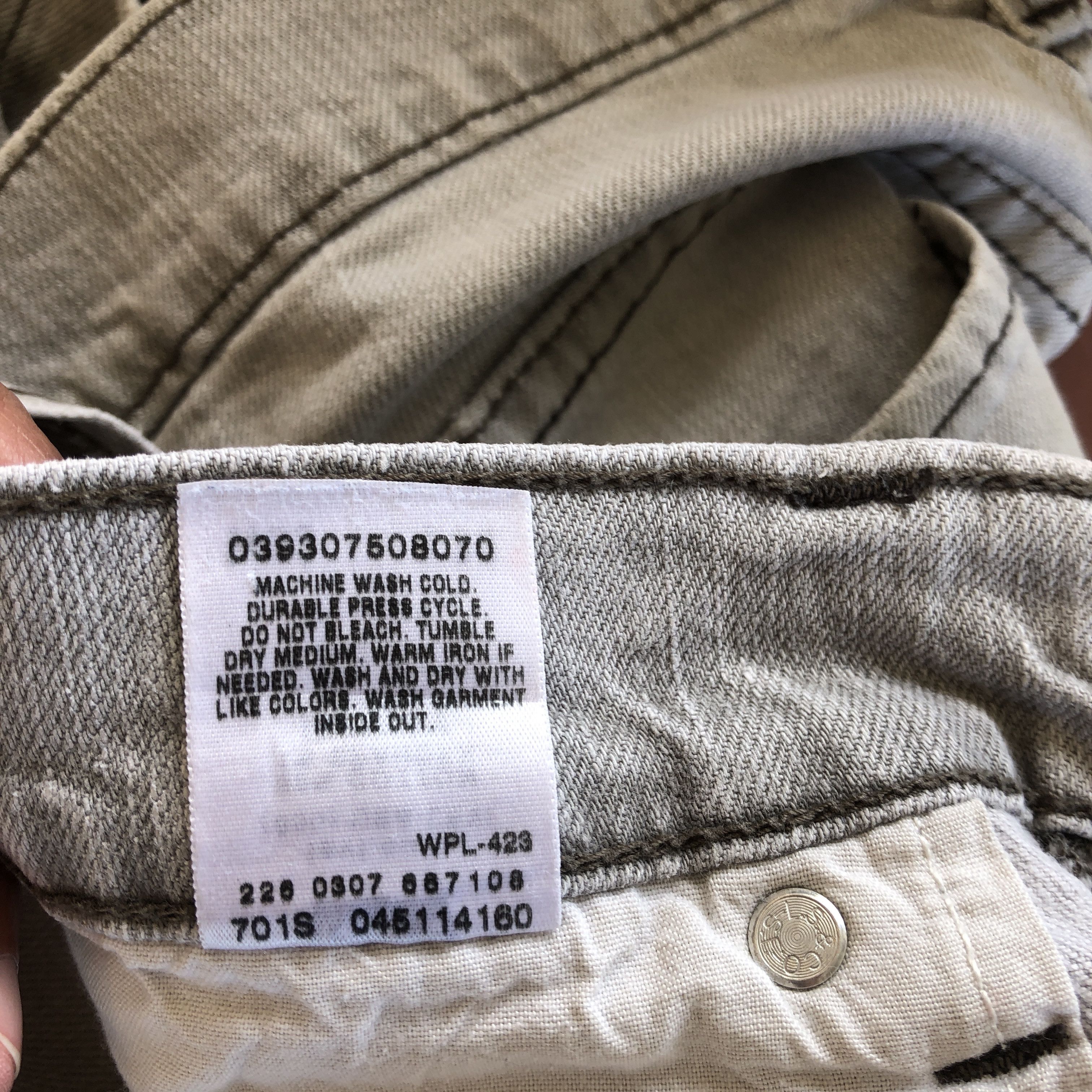 Levi's Vintage Levis 511 Faded Jeans Levi's Slim Skinny Fit Denim Size US 30 / EU 46 - 9 Thumbnail