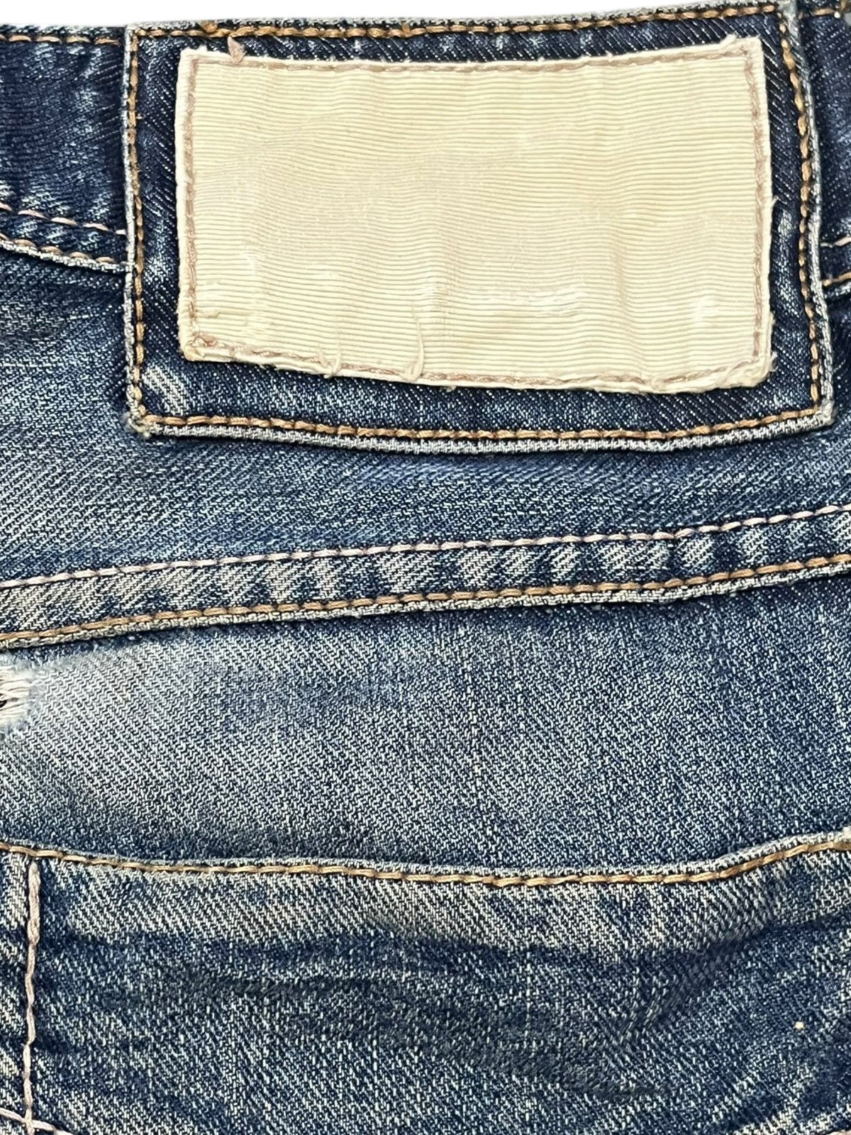 Beauty Beast × Japanese Brand Vintage Pure Paradise Flare Grunge Punk Distressed Denim Size US 33 - 10 Thumbnail