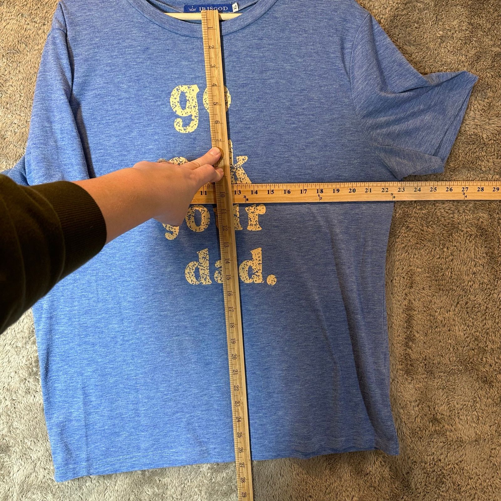 Other Go Ask Your Dad Blue Graphic Tee T Shirt Humorous Funny XL Size XL / US 12-14 / IT 48-50 - 5 Thumbnail