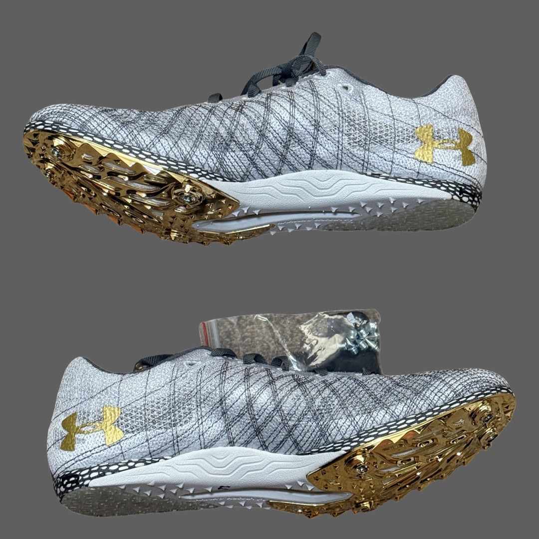 Under Armour Under Armour HOVR Shakedown Grey Unisex Track Spike M8.5 Size US 8.5 / EU 41-42 - 2 Thumbnail