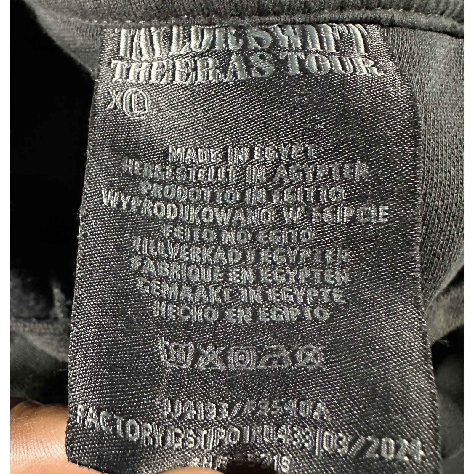 Other Taylor Swift Eras Tour Gray Hoodie XL Official Merch 2023-24 Size XL / US 12-14 / IT 48-50 - 10 Thumbnail