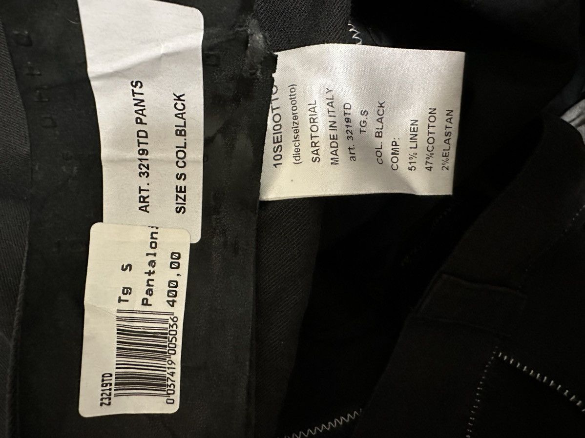 10sei0otto 10sei0otto 5 Pocket Black Trousers Size US 30 / EU 46 - 7 Thumbnail