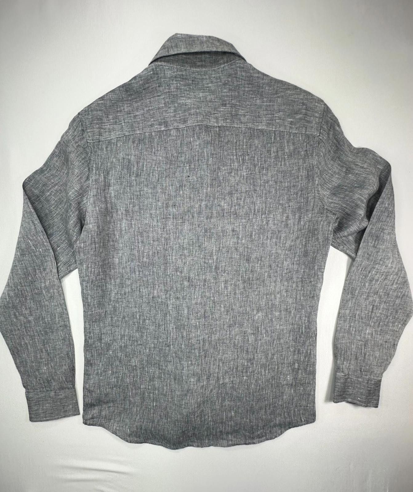 Michael Kors Michael Kors Slim Fit Long Sleeve Button Down Gray Men's S Size US S / EU 44-46 / 1 - 2 Thumbnail