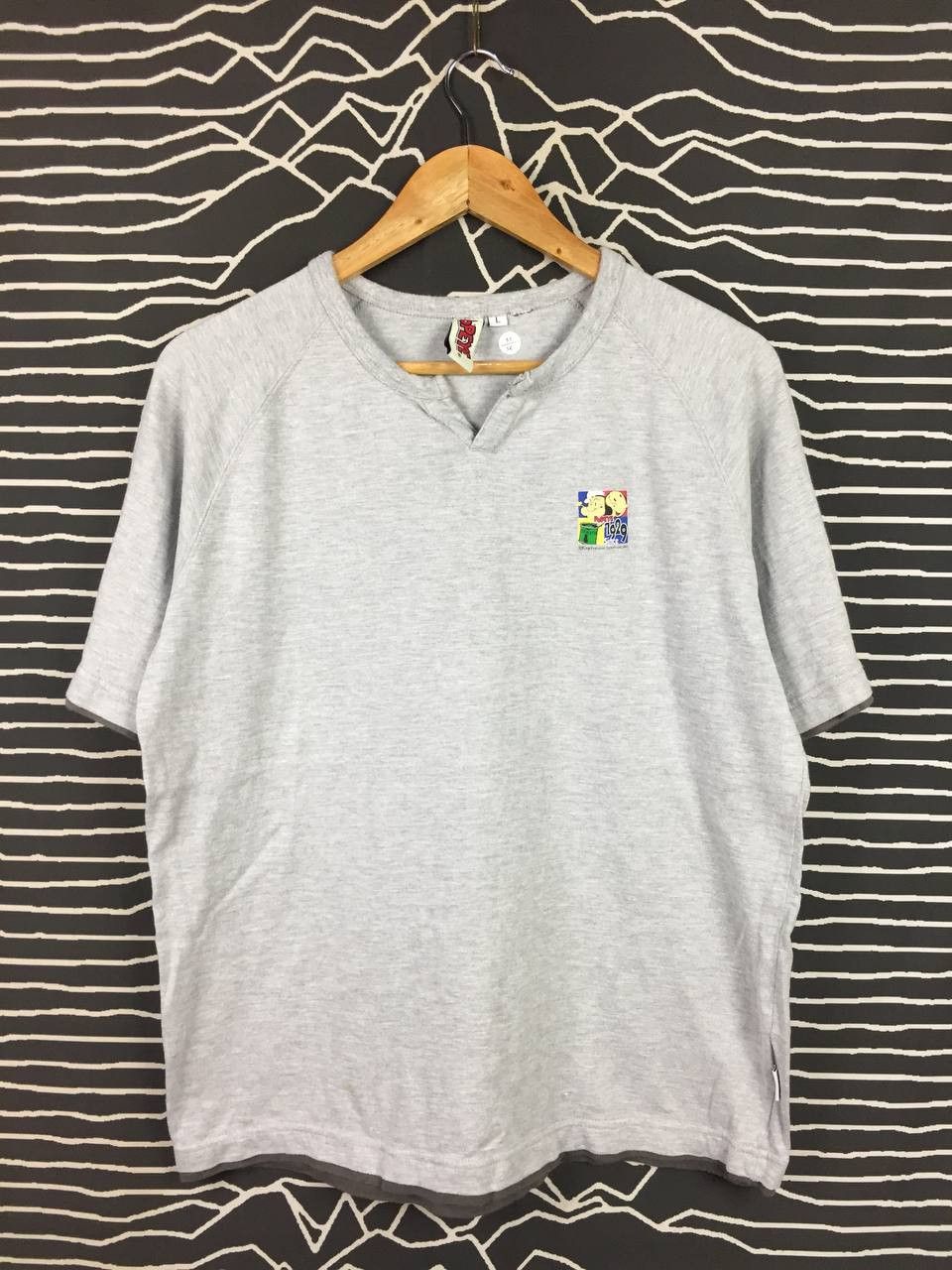 Vintage Popeye The Sailor Man Classic Cartoon Notched Neck Tee Size US L / EU 52-54 / 3 - 1 Thumbnail