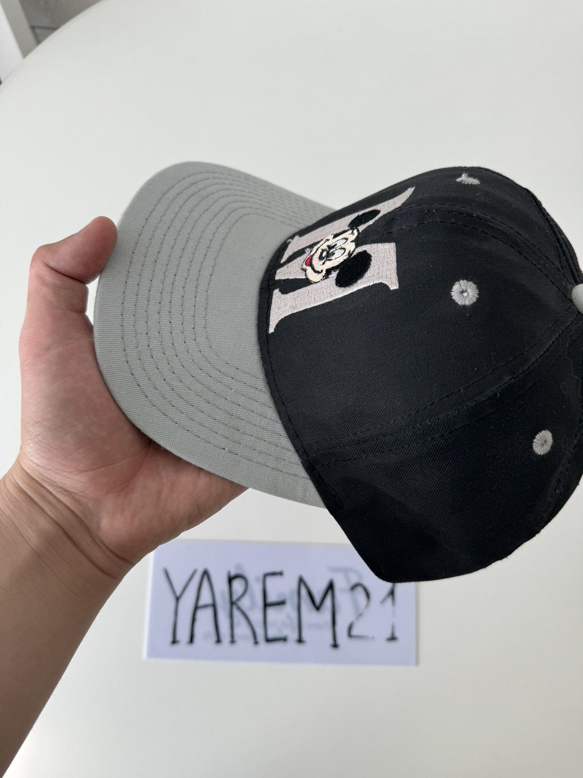 Disney Mickey Mouse made in USA vintage cap hat Size ONE SIZE - 3 Thumbnail